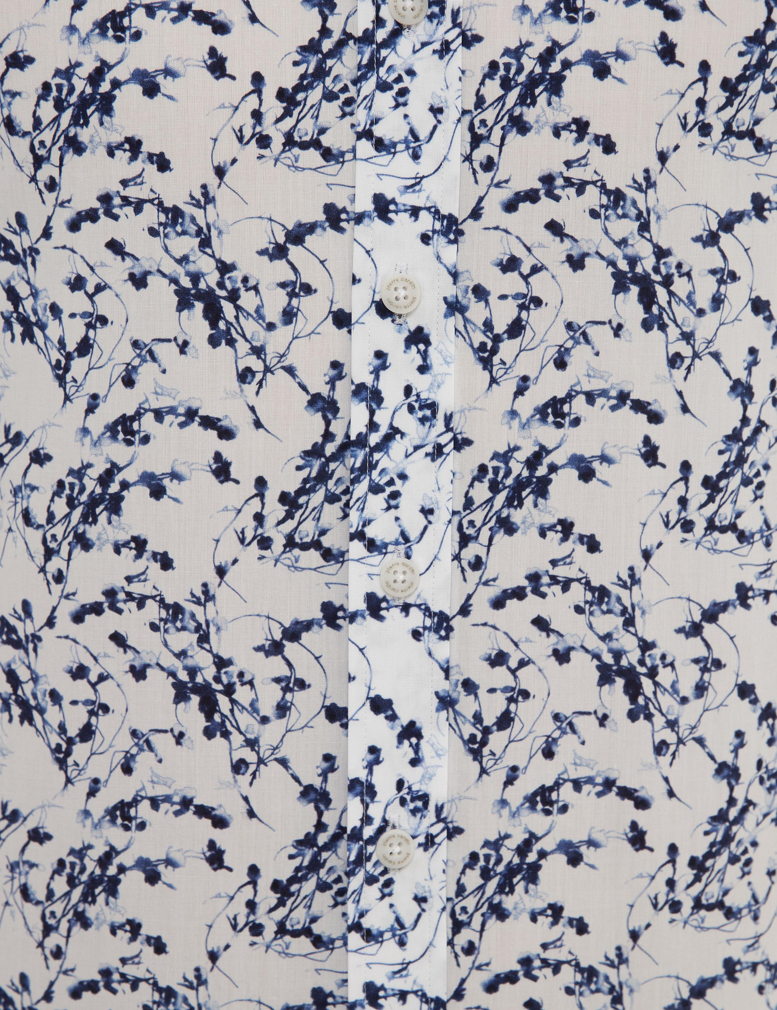 Lacivert Slim Fit Uzun Kollu Gömlek