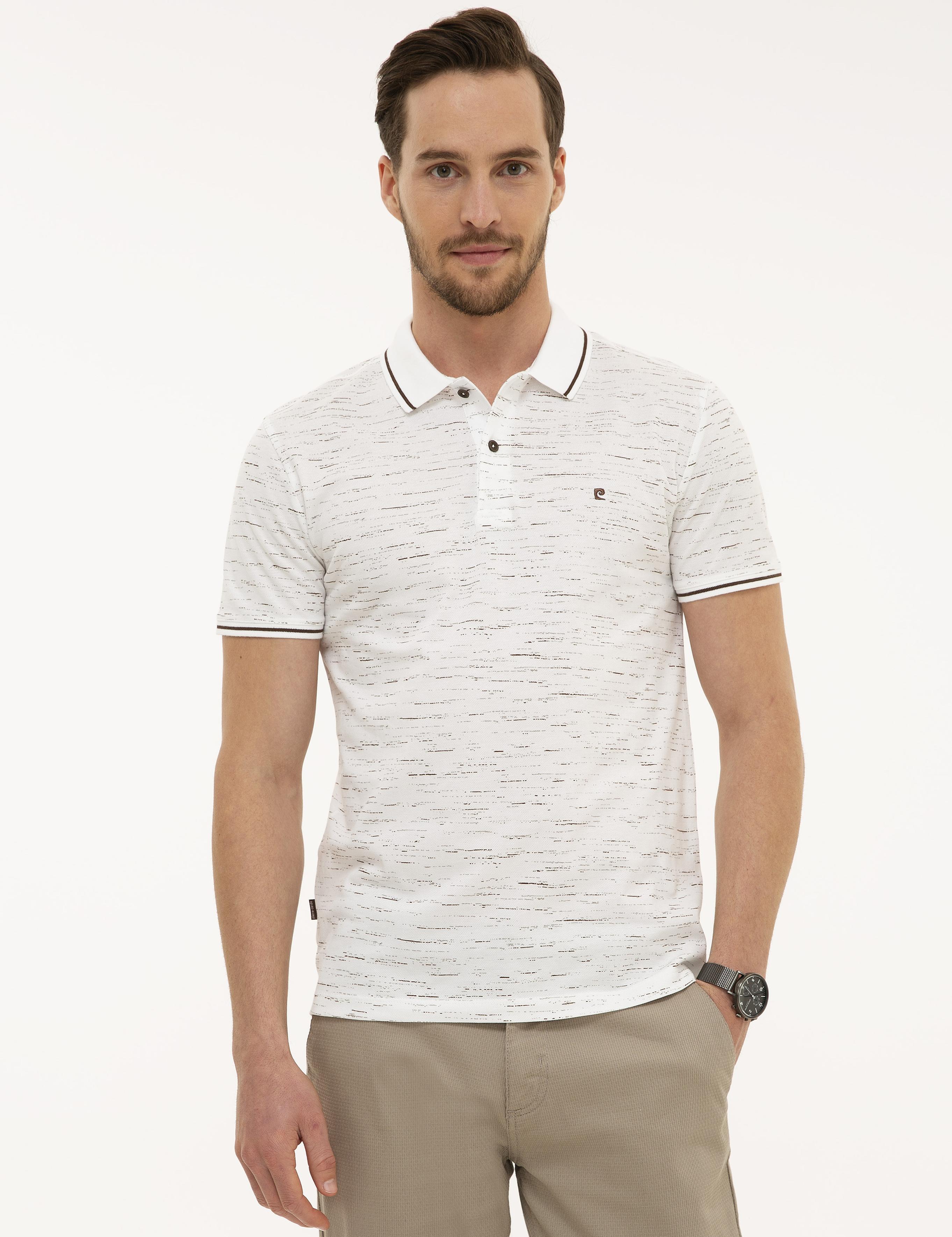 Kahverengi Slim Fit Polo Yaka T-Shirt