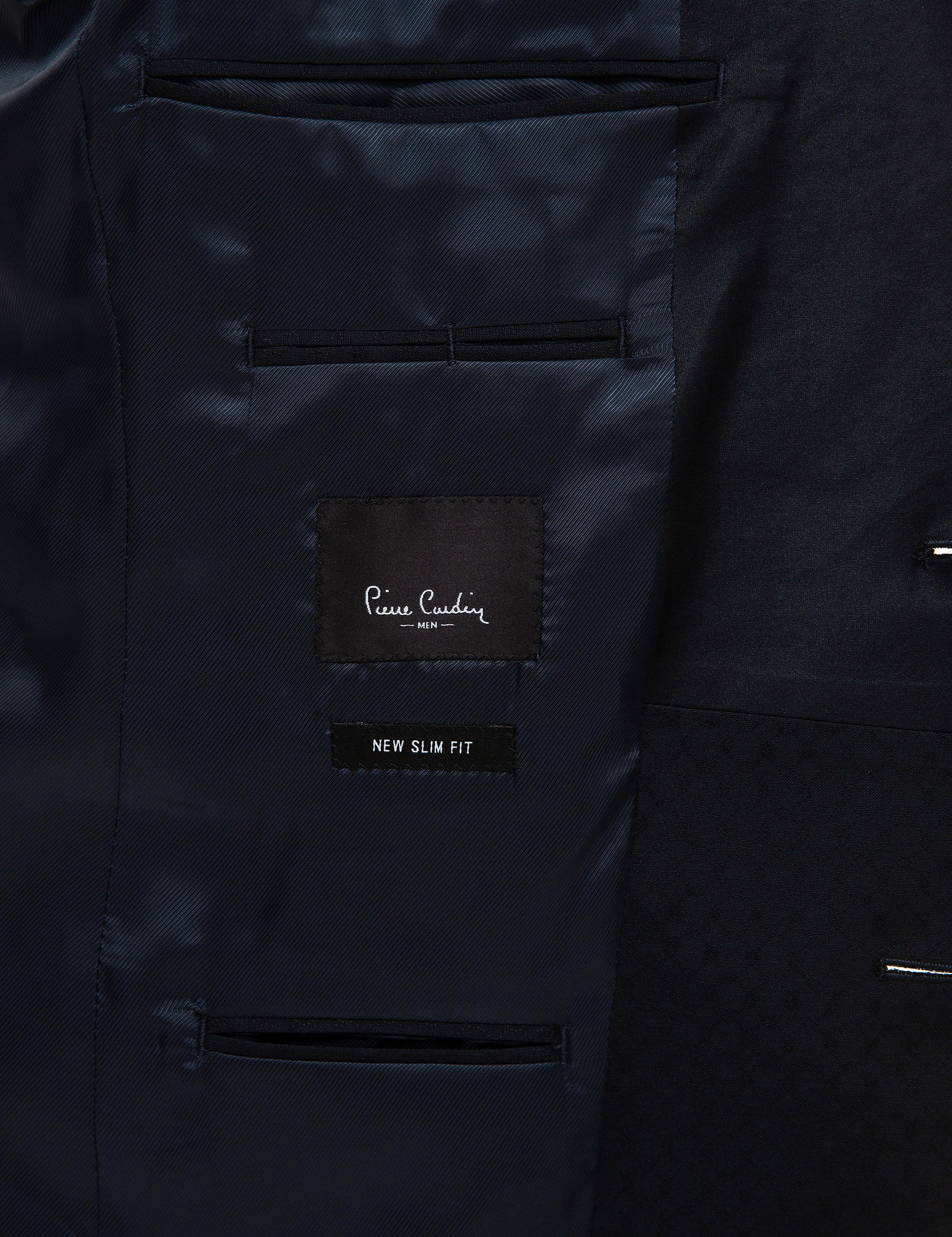 Lacivert Yelekli Ekstra Slim Fit Damatlık