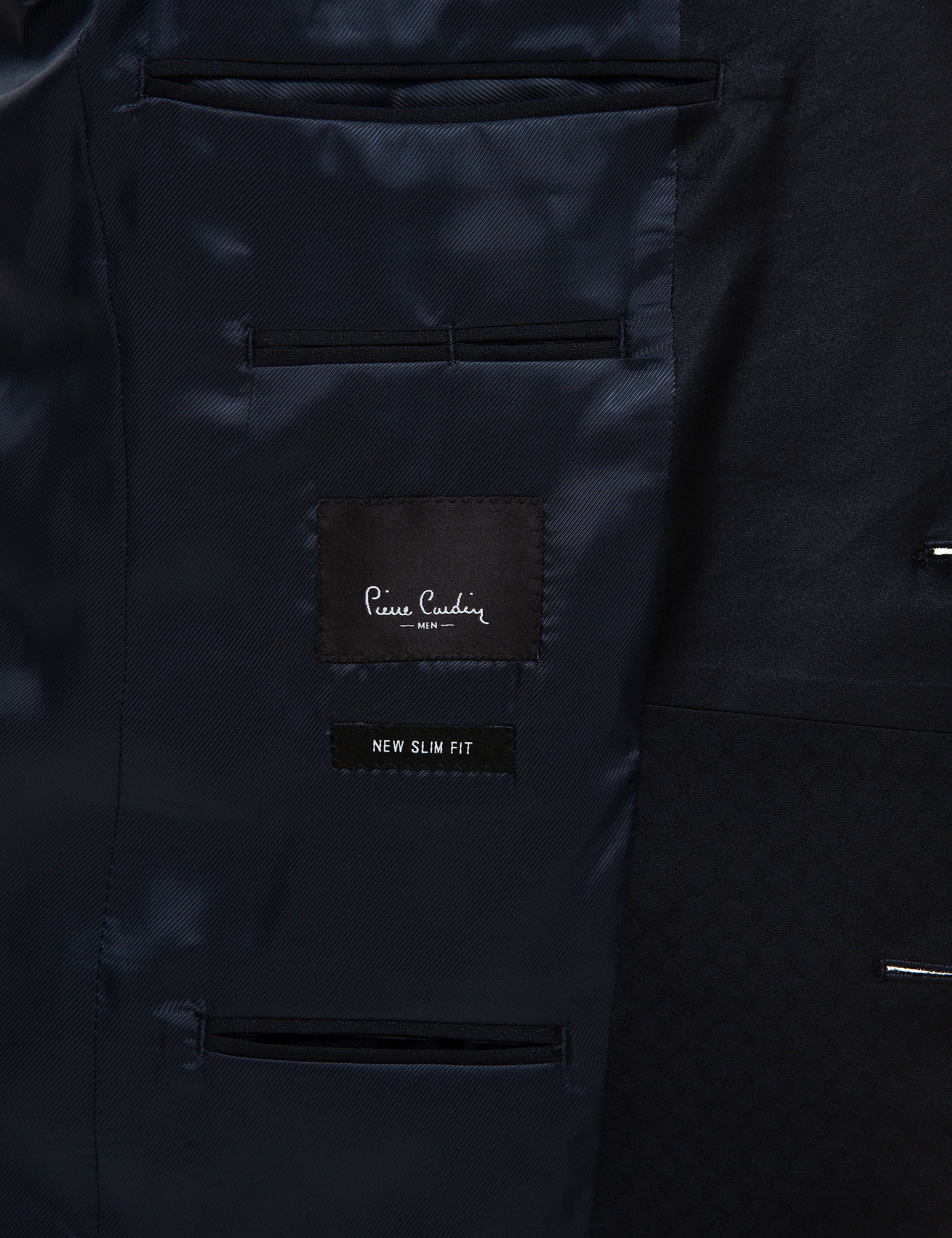 Lacivert Yelekli Ekstra Slim Fit Damatlık - Image 6