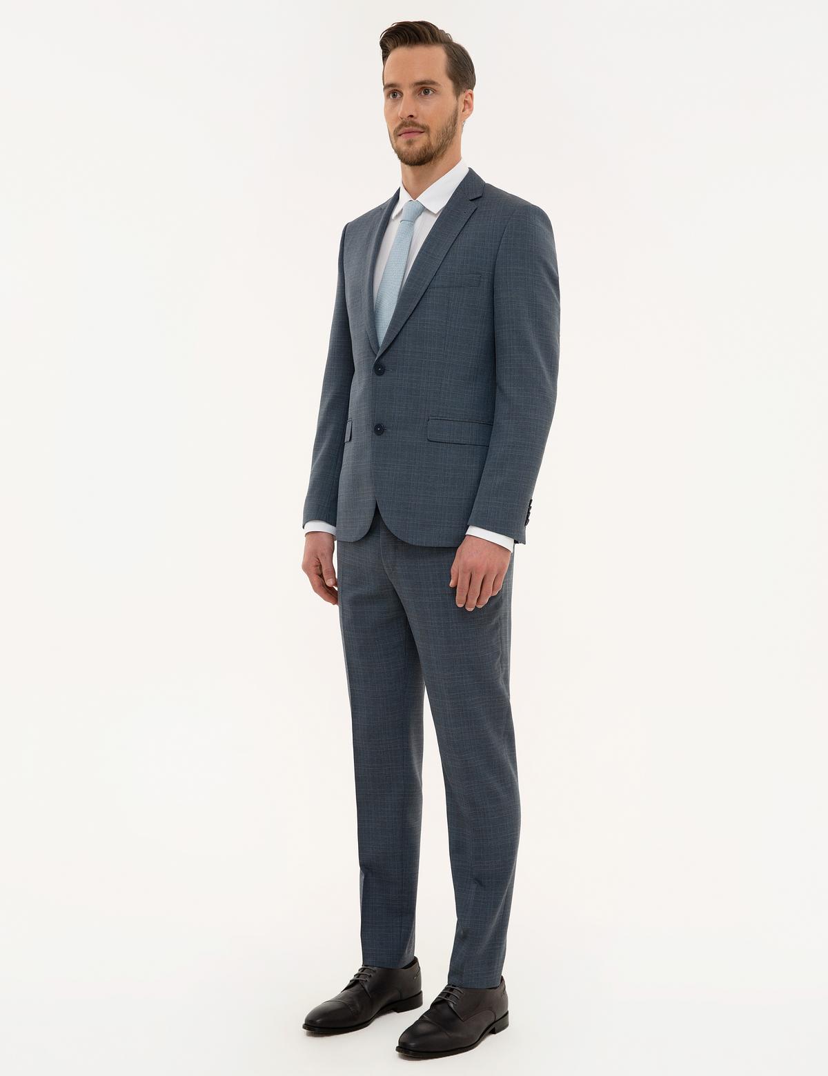 Koyu Mavi Ekstra Slim Fit Takım Elbise - 50220554038