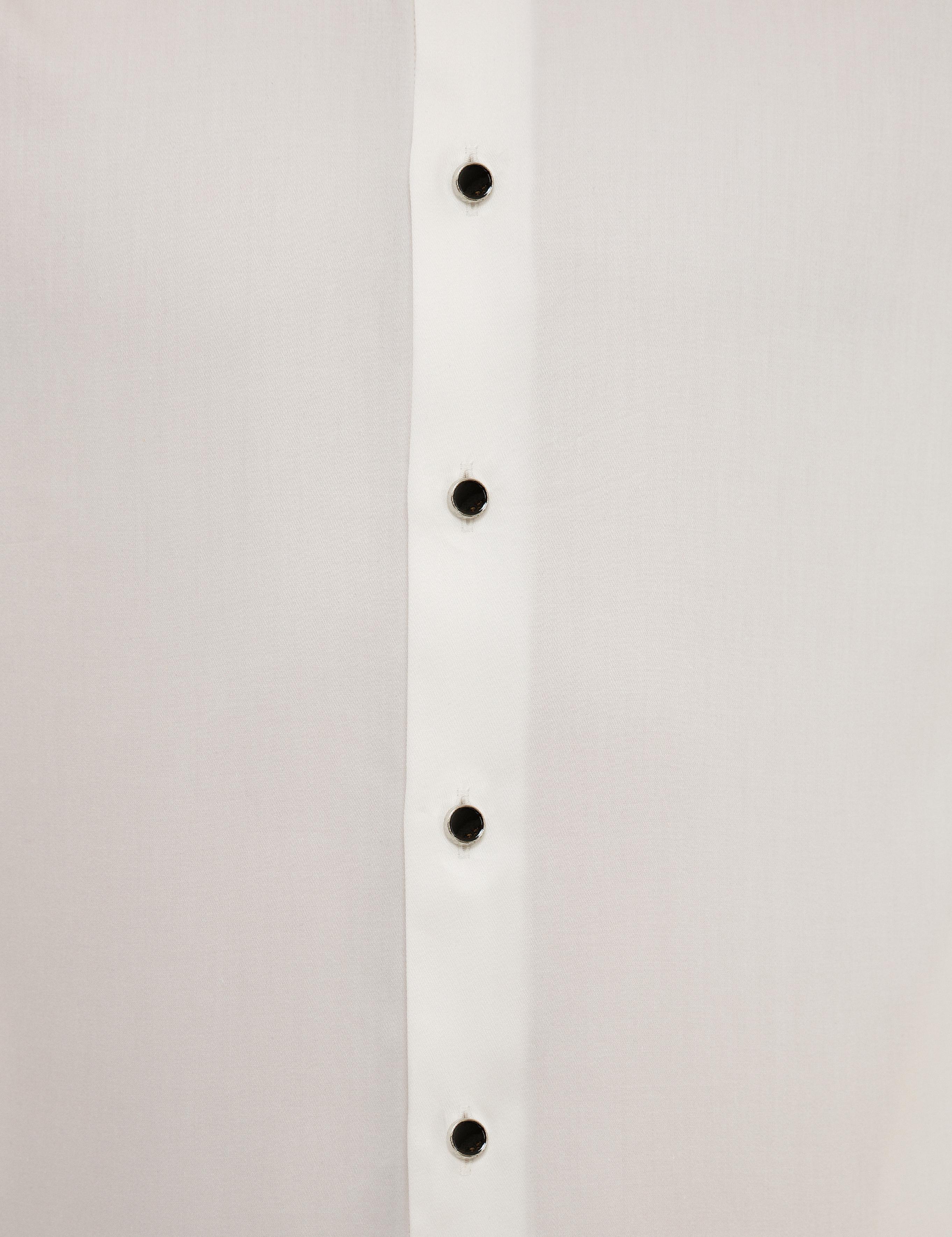 Ekru Slim Fit Smokin Gömlek