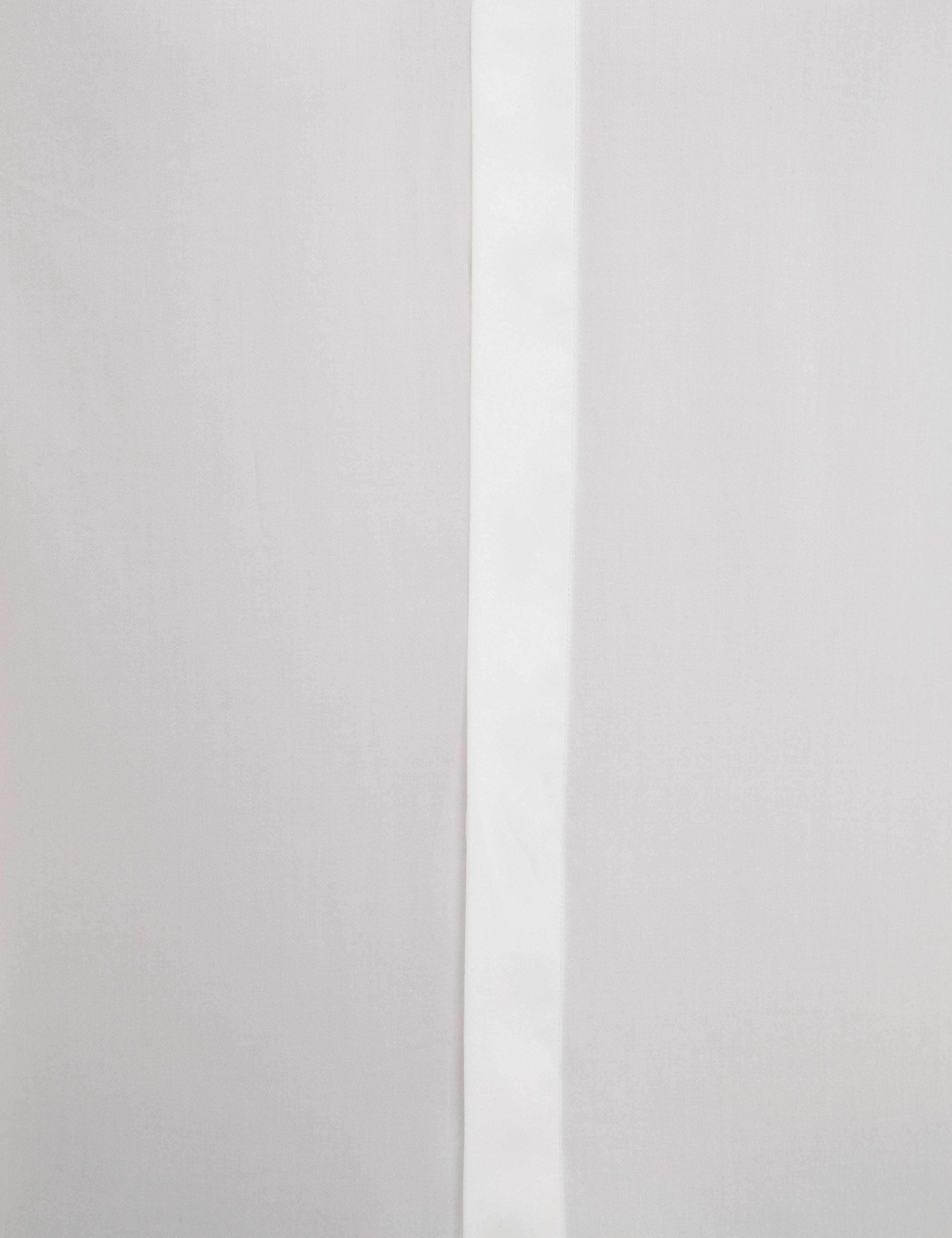 Beyaz Slim Fit Smokin Gömlek