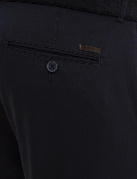 Lacivert Regular Fit Kanvas Pantolon - 50223126049