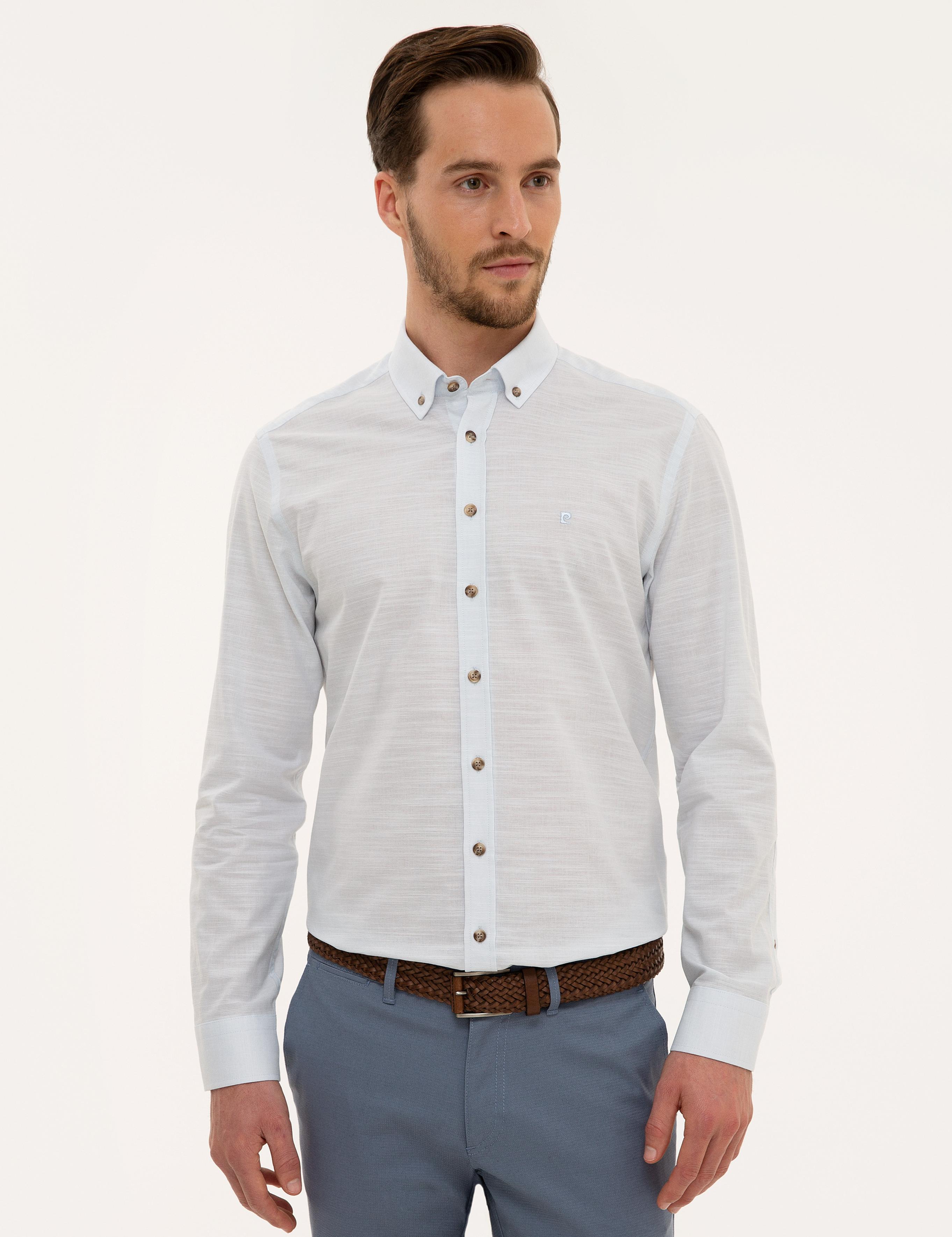 Açık Mavi Slim Fit Gömlek