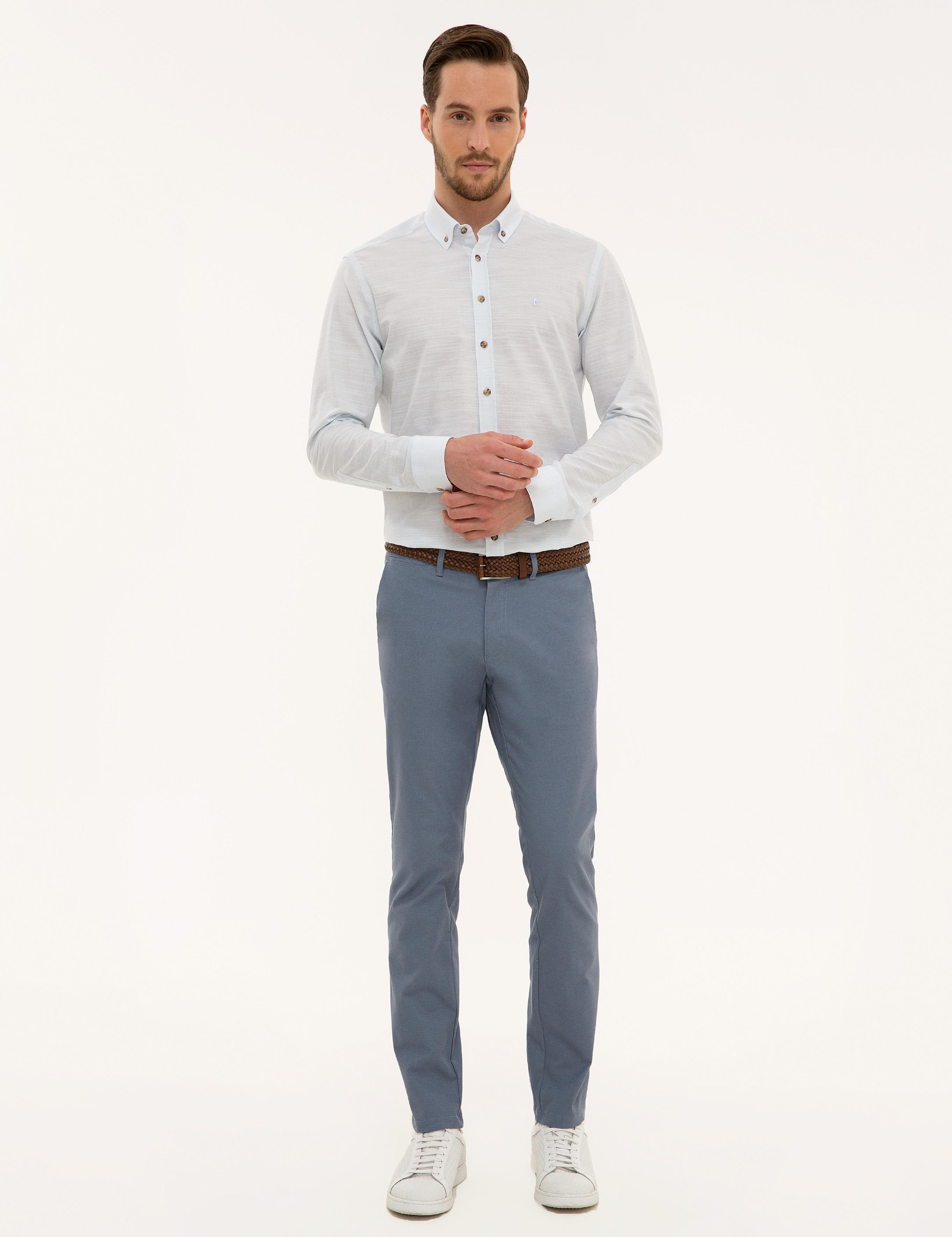 Açık Mavi Slim Fit Gömlek