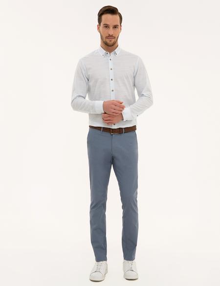 Açık Mavi Slim Fit Gömlek - 50223637010