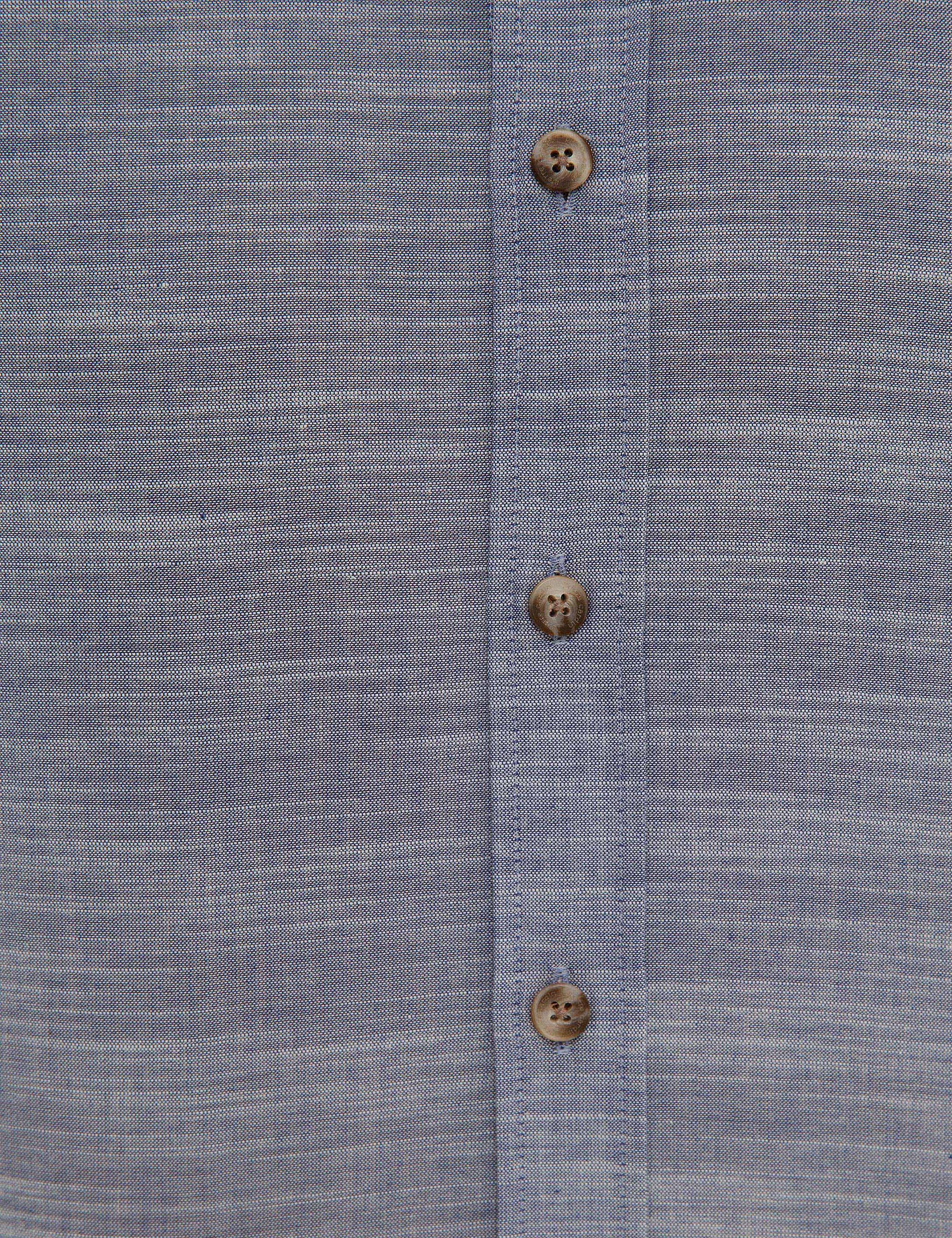 Lacivert Slim Fit Uzun Kollu Gömlek