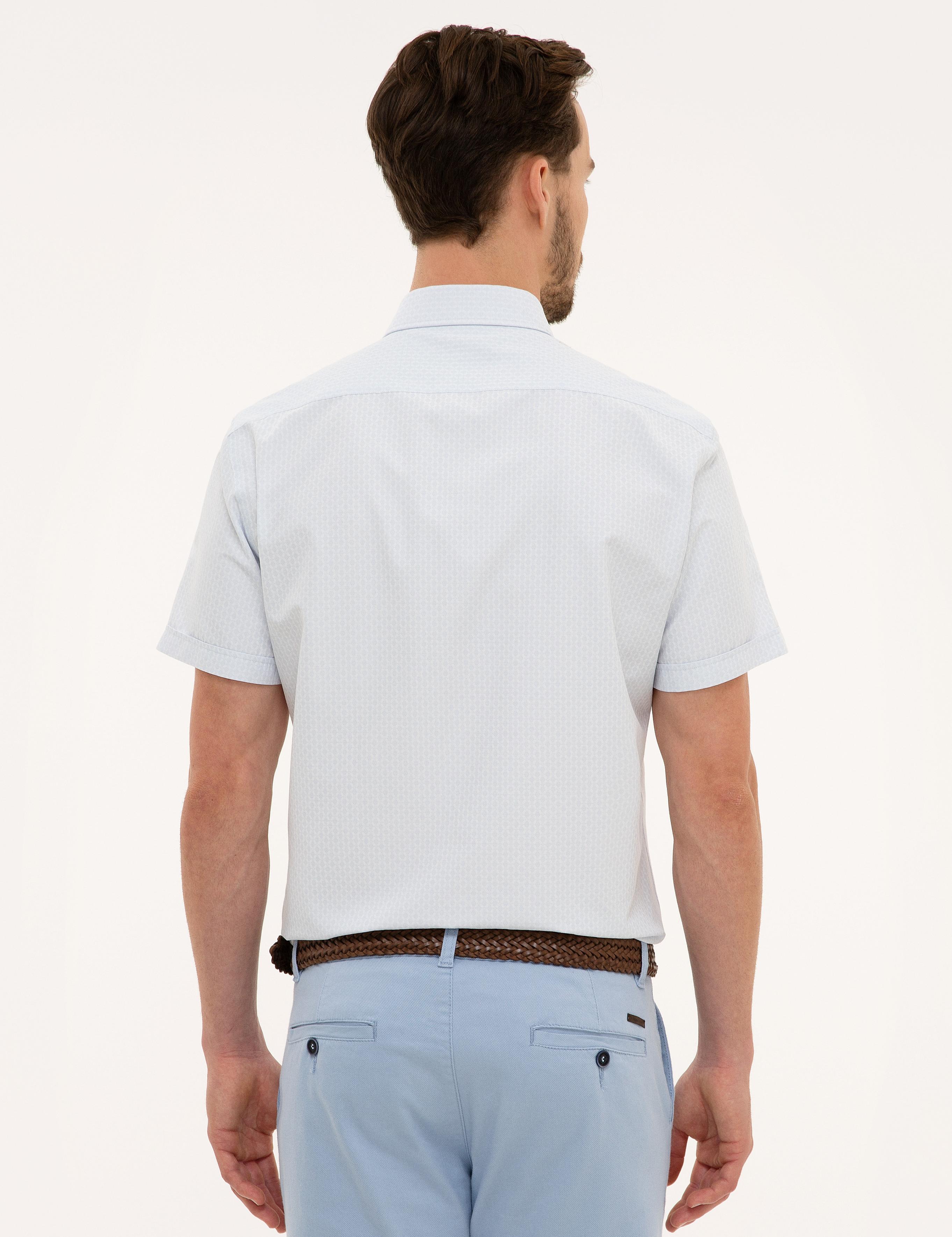 Mavi Regular Fit Kısa Kollu Gömlek