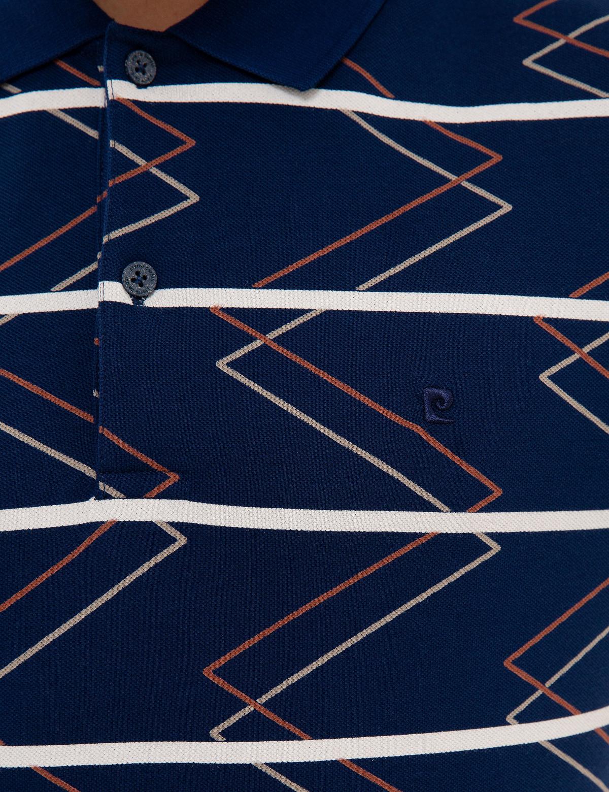 Lacivert Slim Fit Polo Yaka T-Shirt - 50202816013