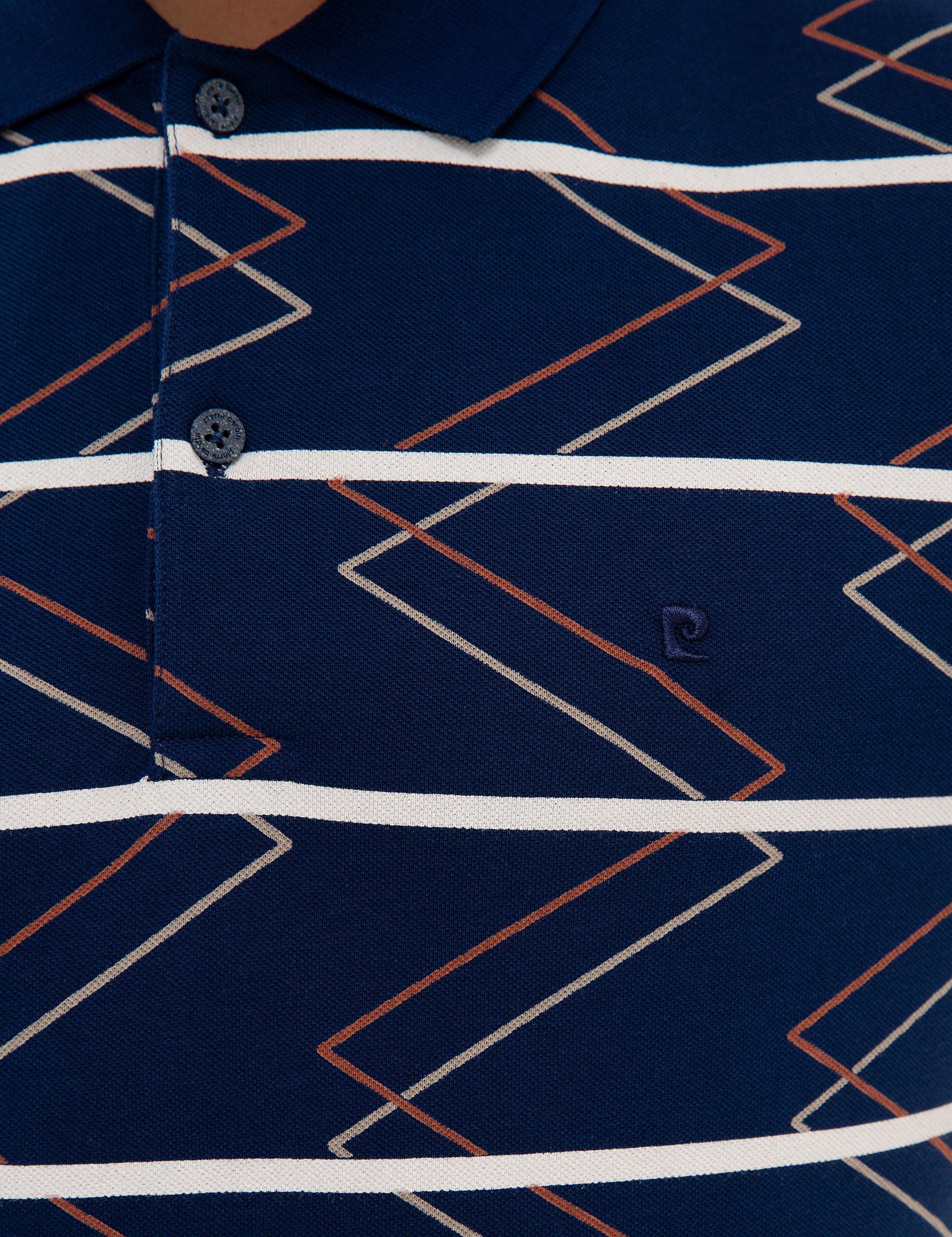 Lacivert Slim Fit Polo Yaka T-Shirt