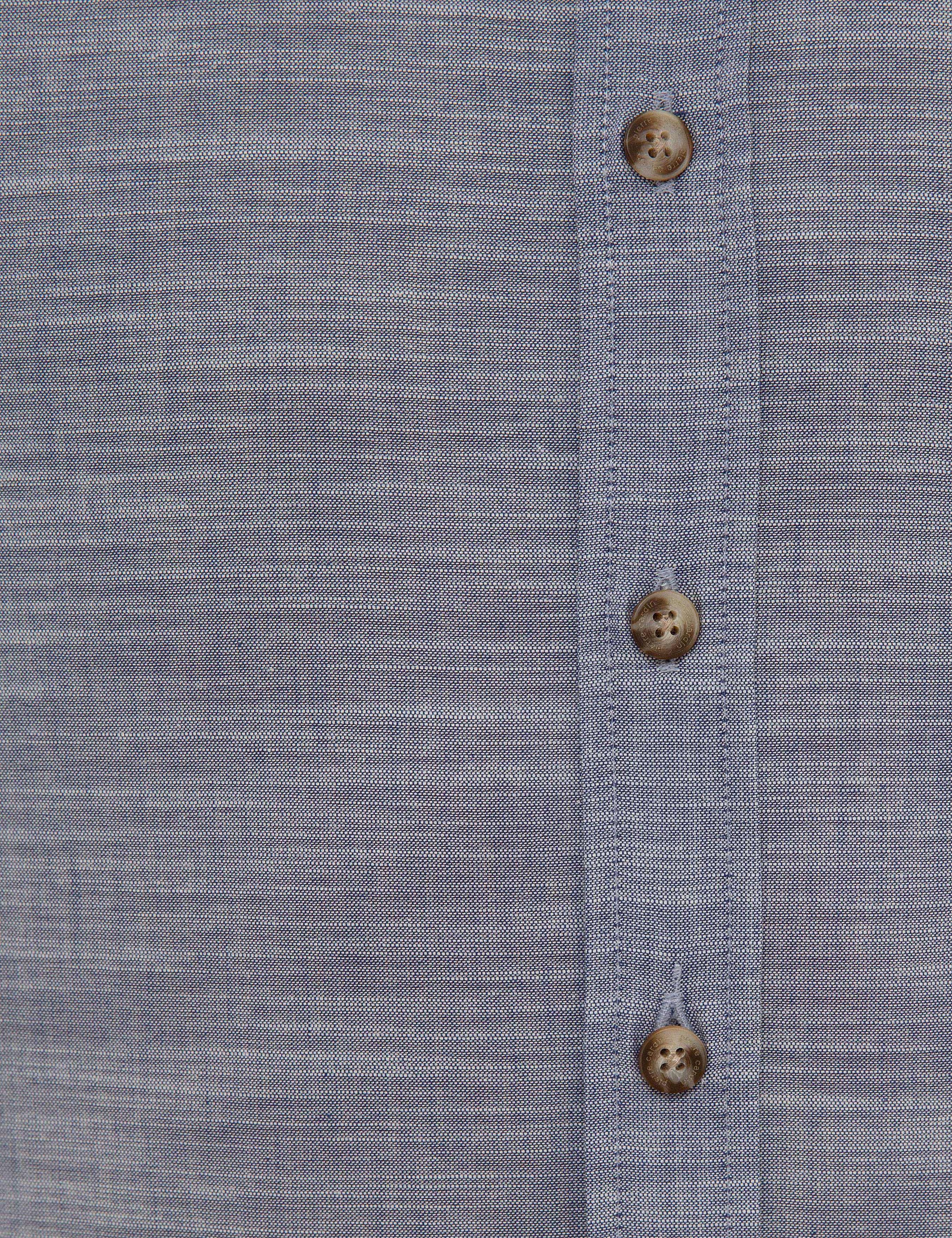 Lacivert Regular Fit Kısa Kollu Gömlek