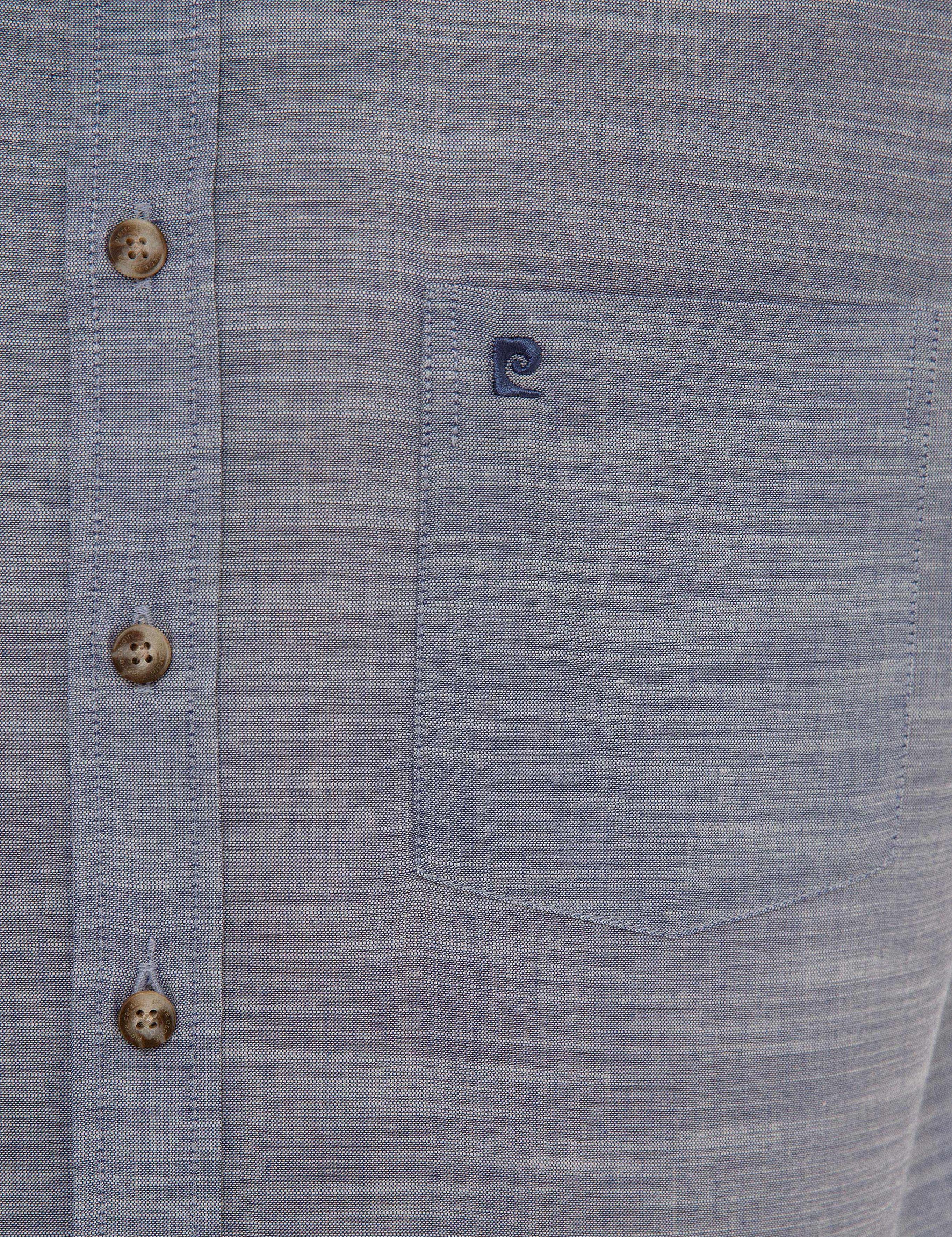 Lacivert Regular Fit Kısa Kollu Gömlek