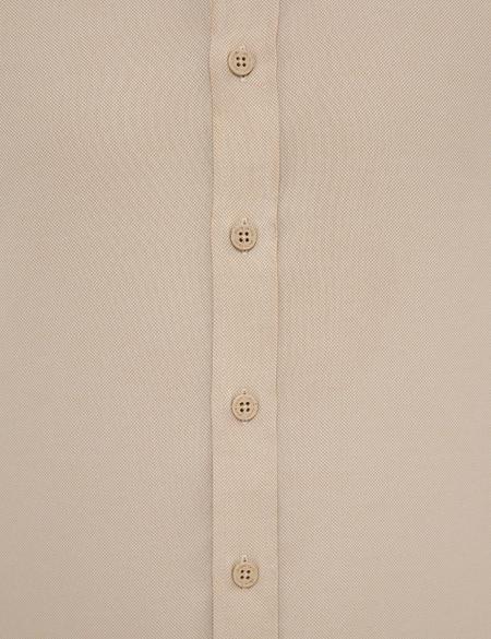 Bej Slim Fit Oxford Gömlek - 50227391001