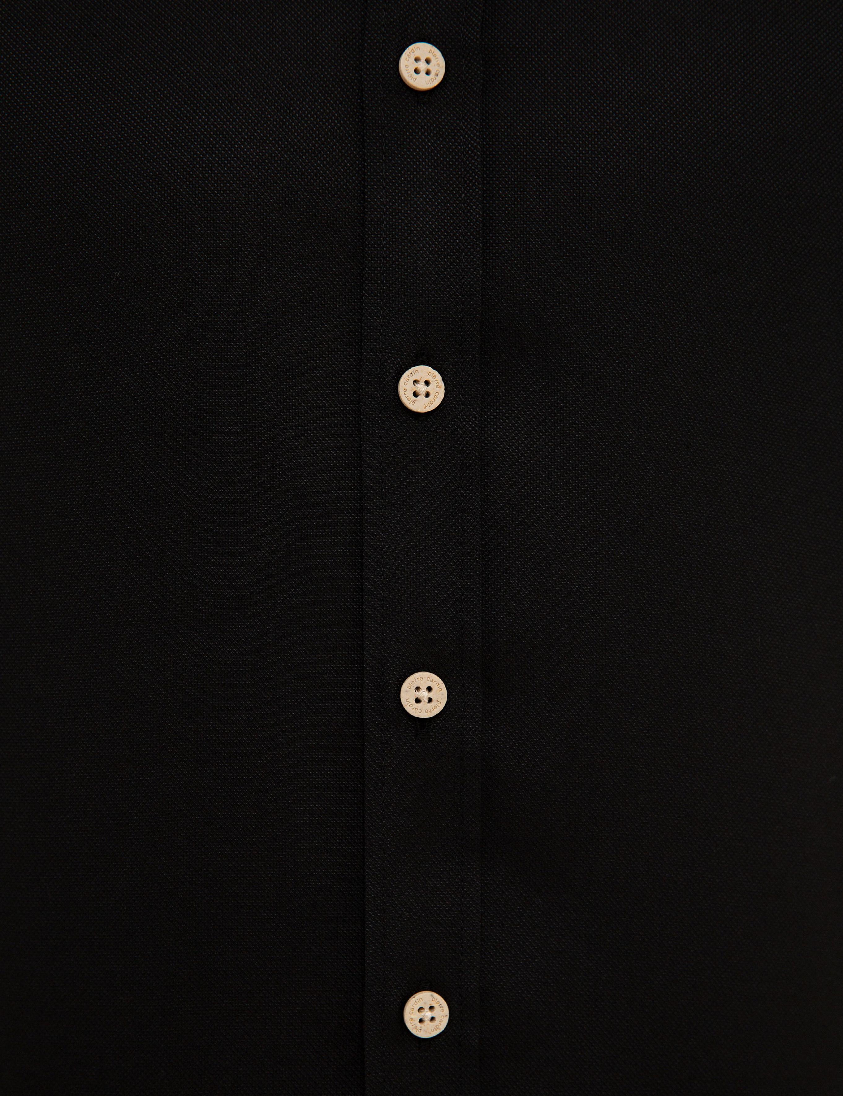 Siyah Slim Fit Oxford Gömlek