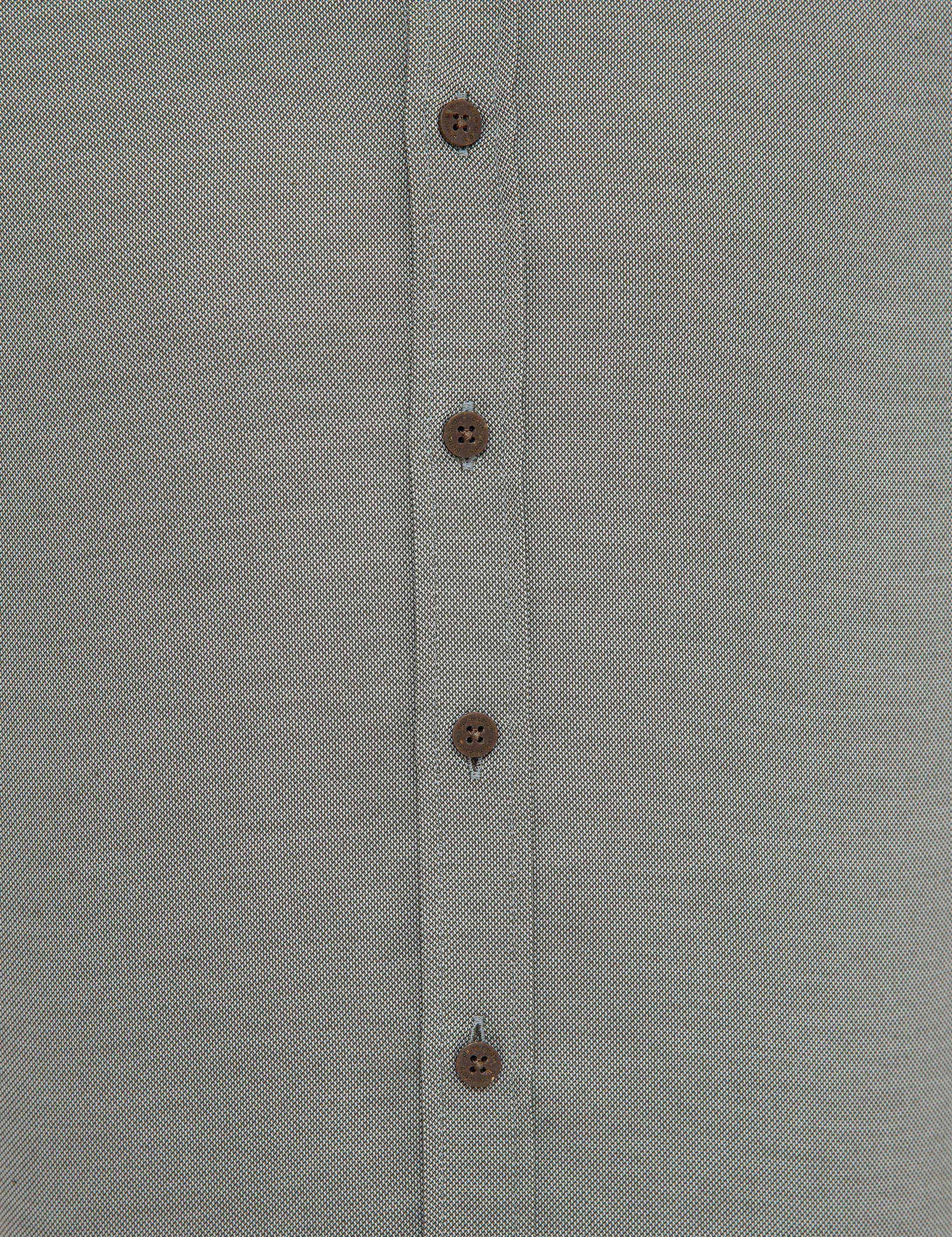 Haki Slim Fit Oxford Gömlek