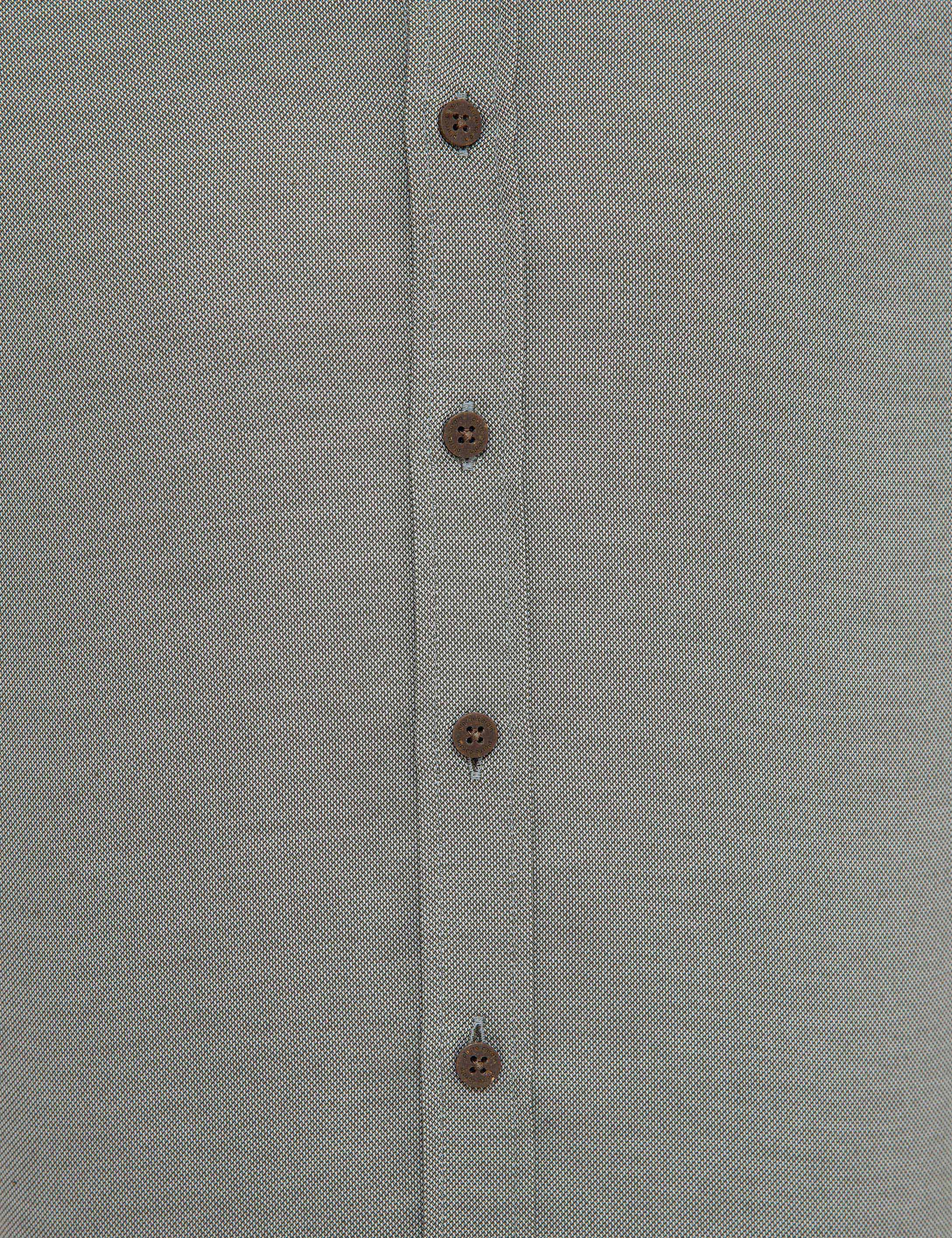 Haki Slim Fit Oxford Gömlek