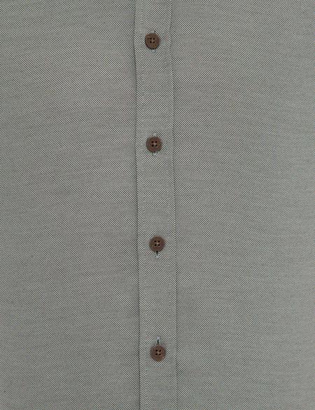 Haki Slim Fit Oxford Gömlek - 50227391029