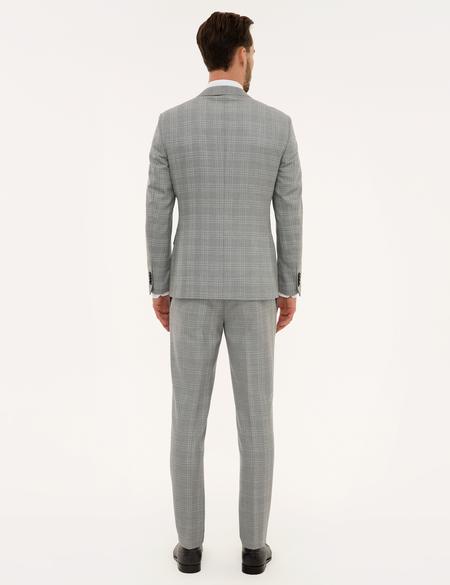 Gri Ex. Slim Fit Takım Elbise - 50220554005