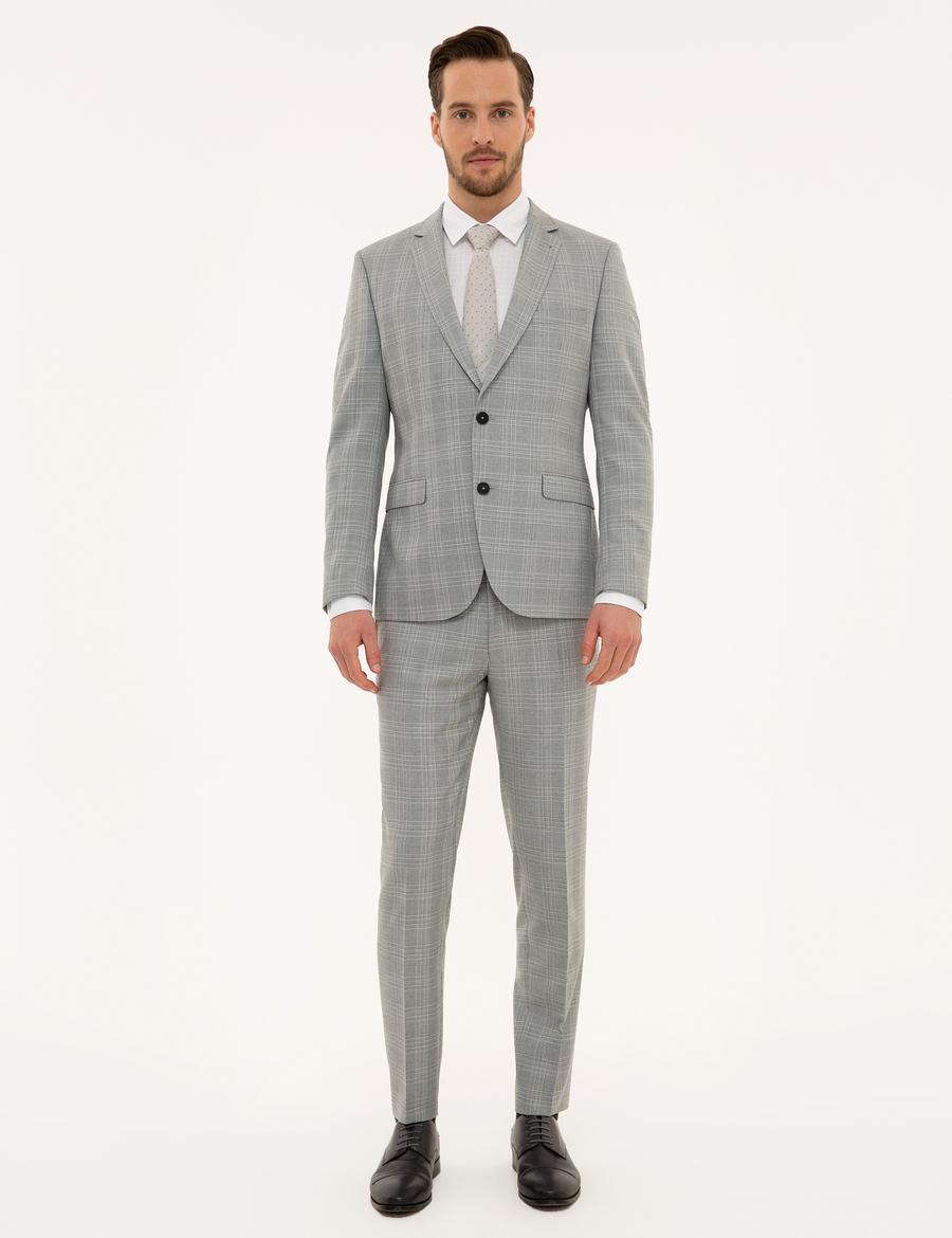 Gri Ex. Slim Fit Takım Elbise