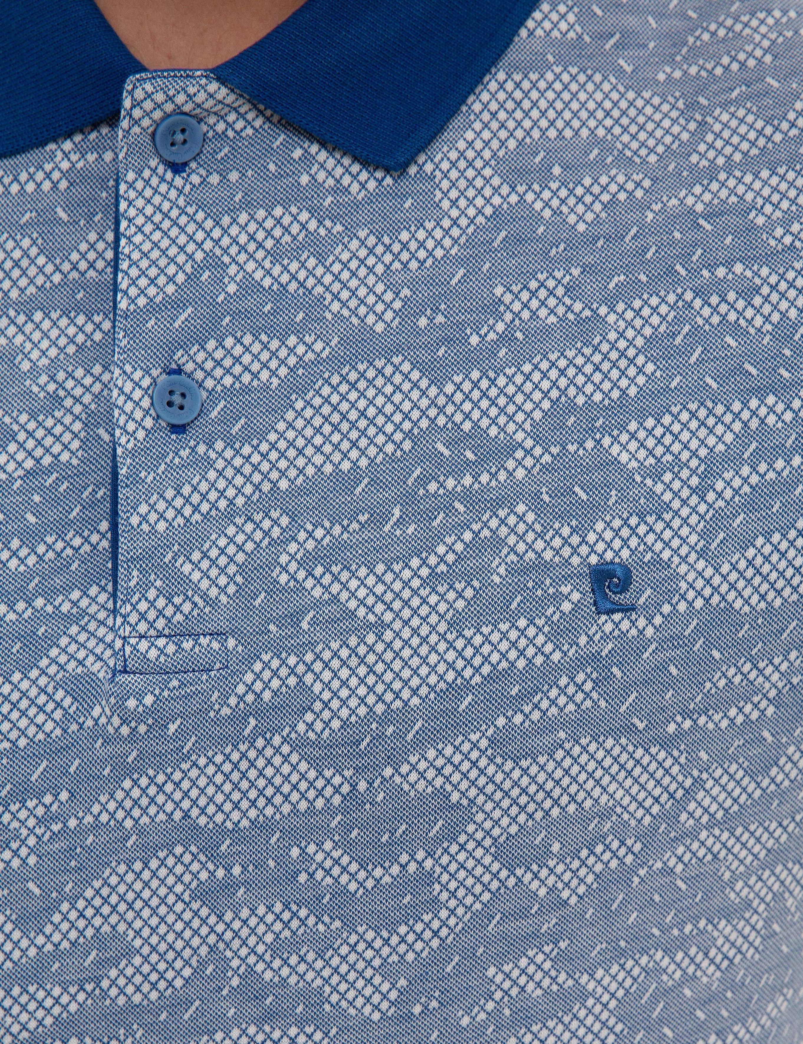 Koyu Mavi Slim Fit Polo Yaka Tişört