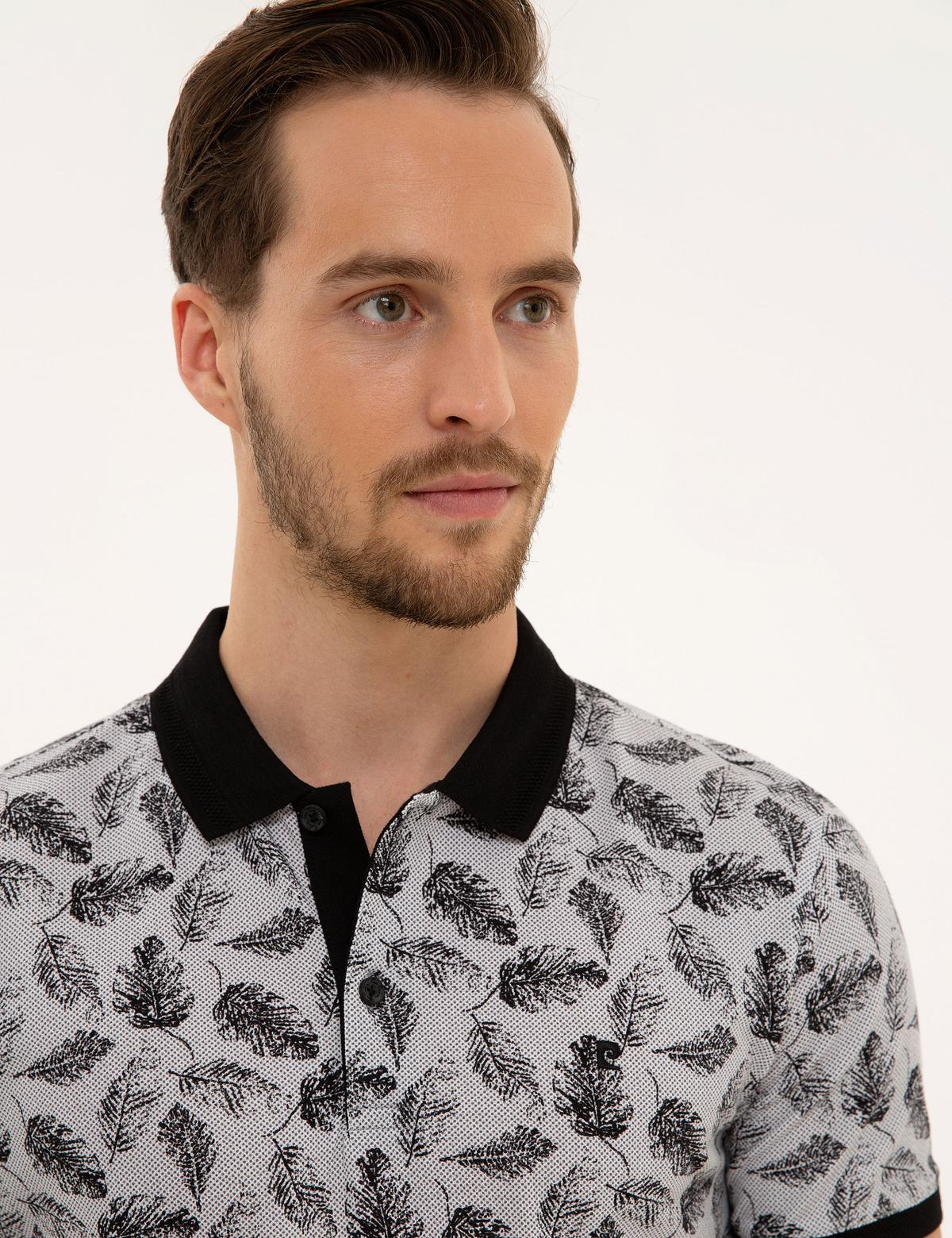 Siyah Slim Fit Polo Yaka T-Shirt - 50200820030