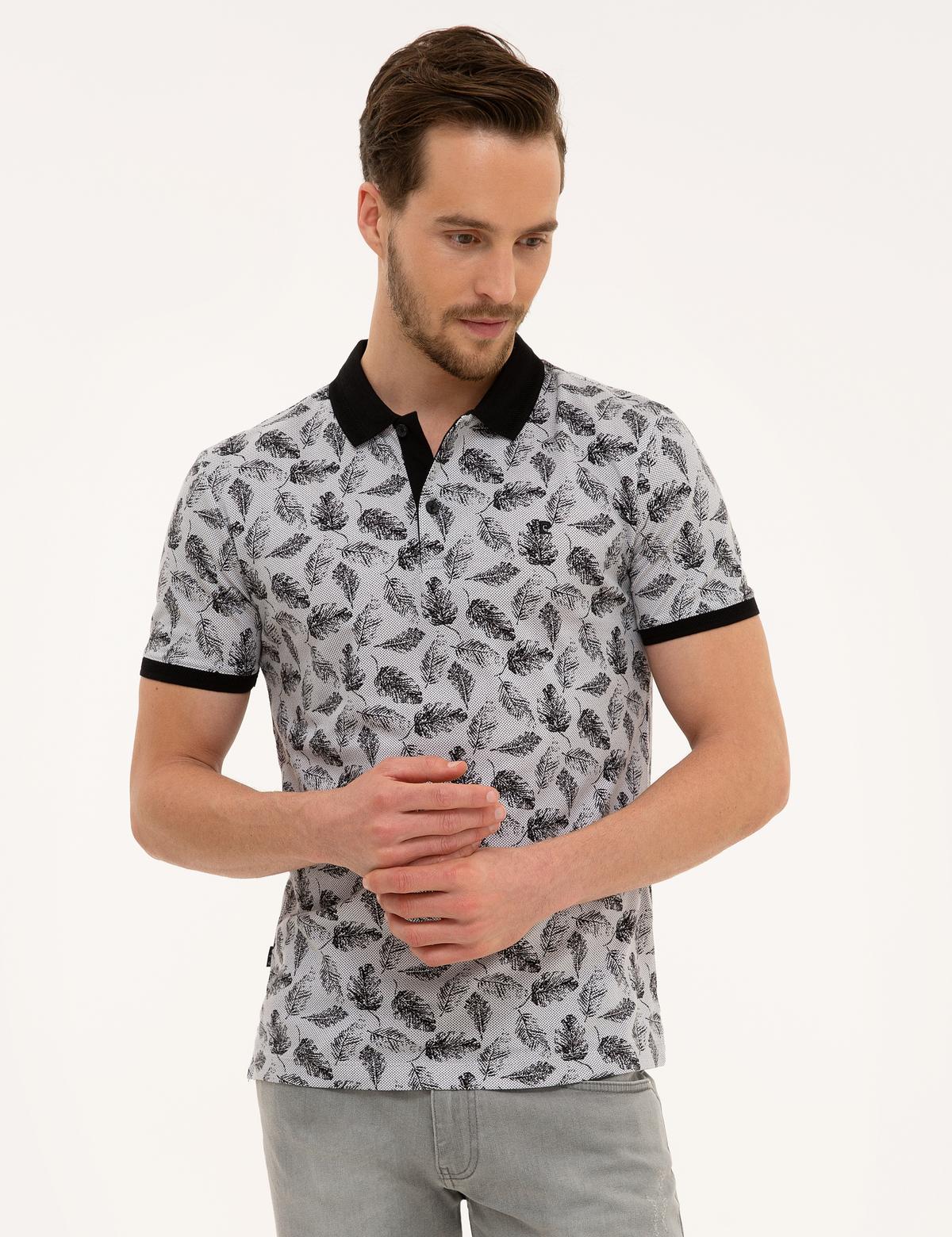 Siyah Slim Fit Polo Yaka T-Shirt - 50200820030