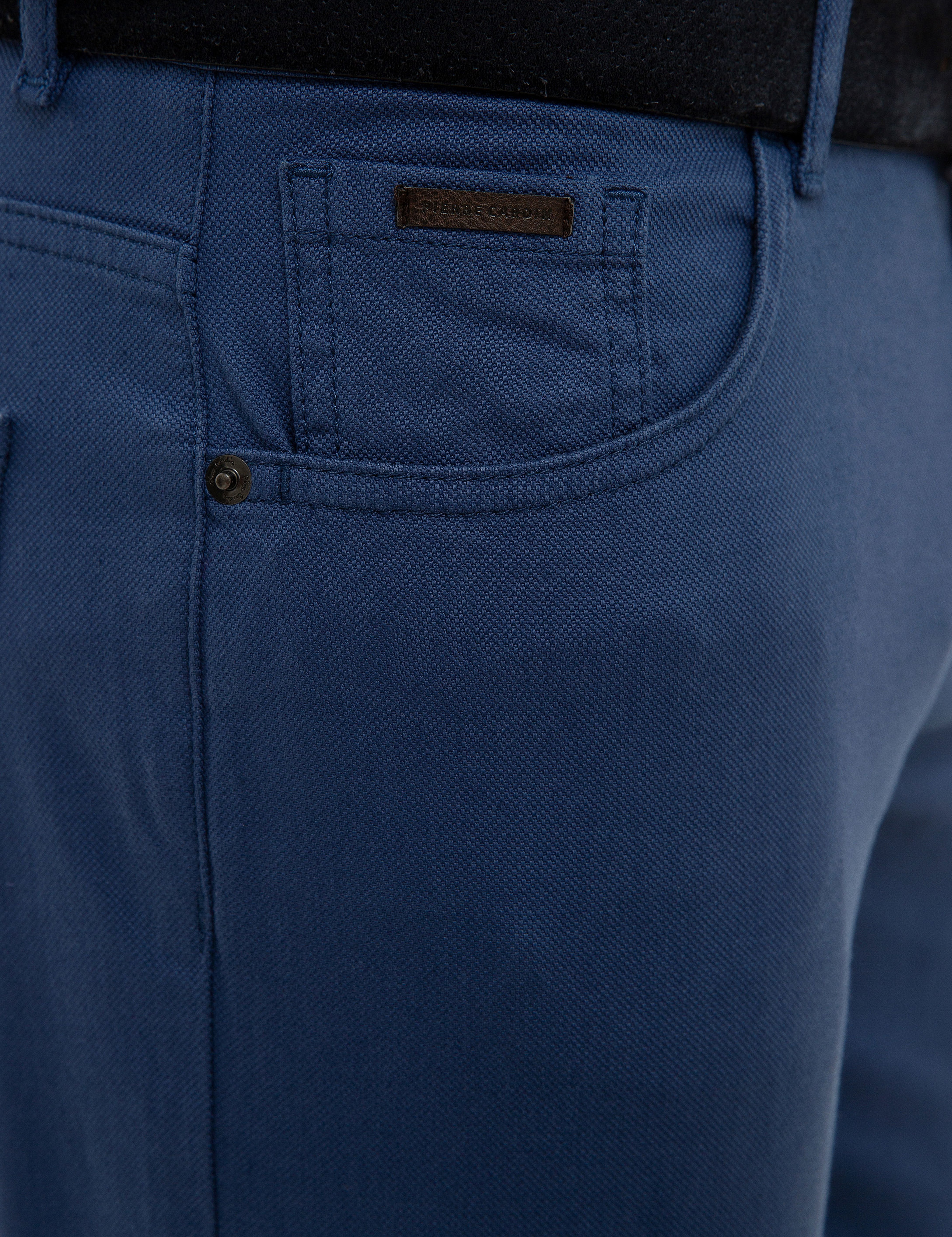 İndigo Slim Fit Kanvas Pantolon - Image 4