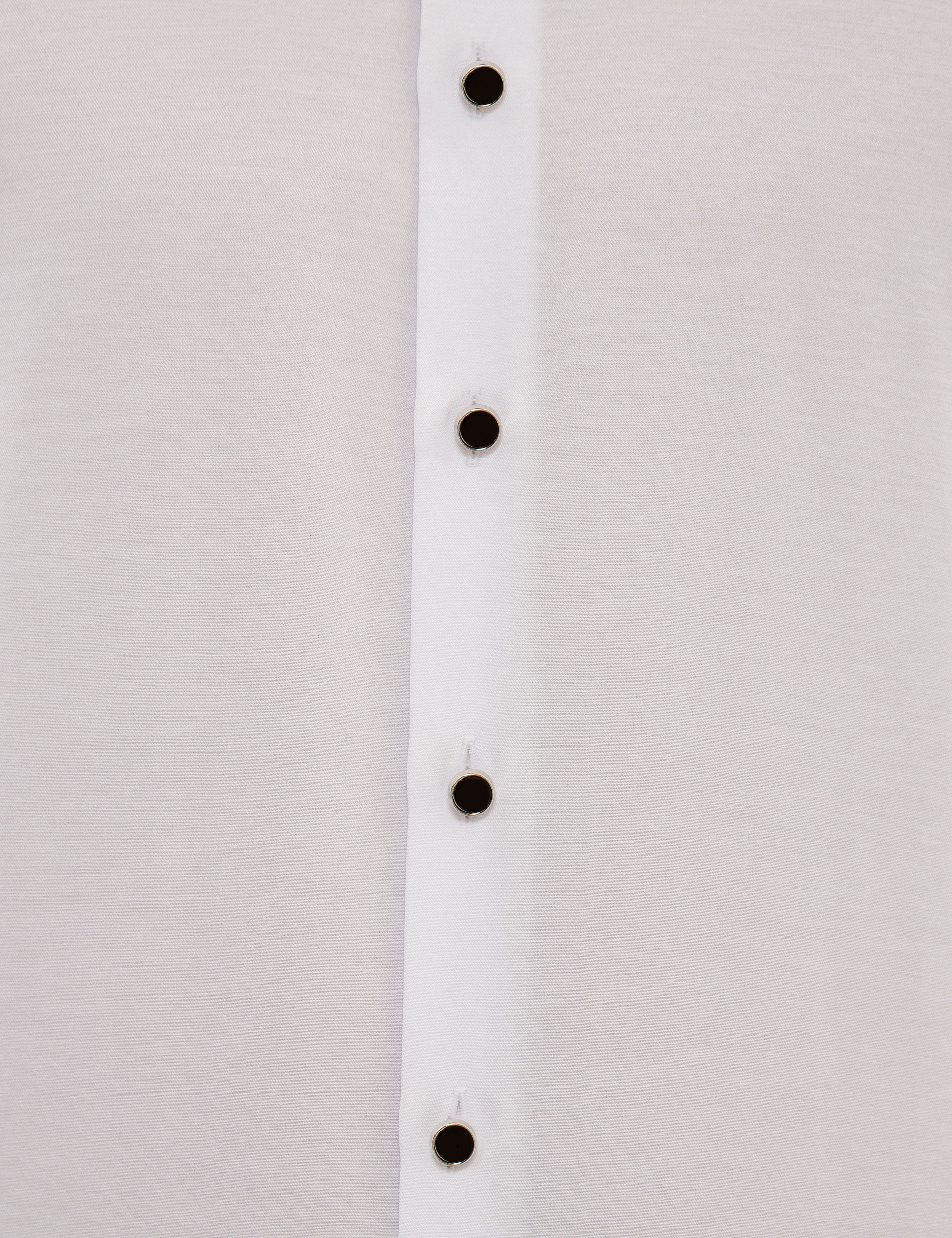 Beyaz Slim Fit Smokin Gömlek - Image 5