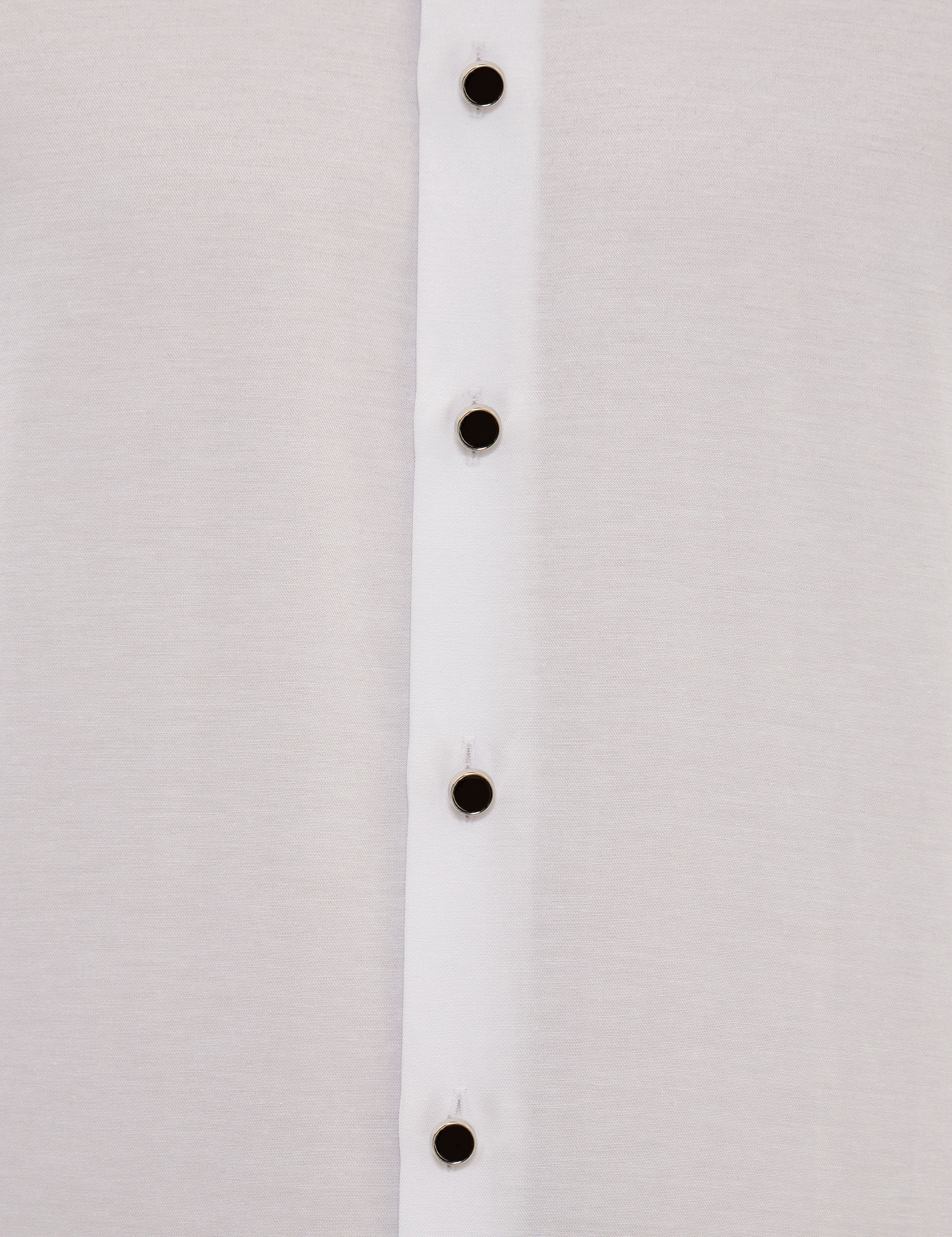 Beyaz Slim Fit Smokin Gömlek