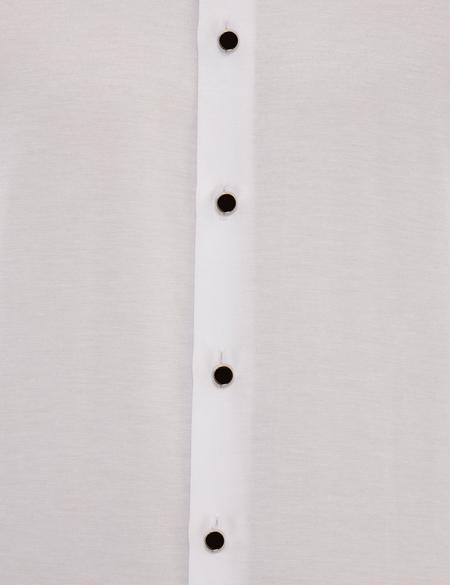 Beyaz Slim Fit Smokin Gömlek - 50223020006