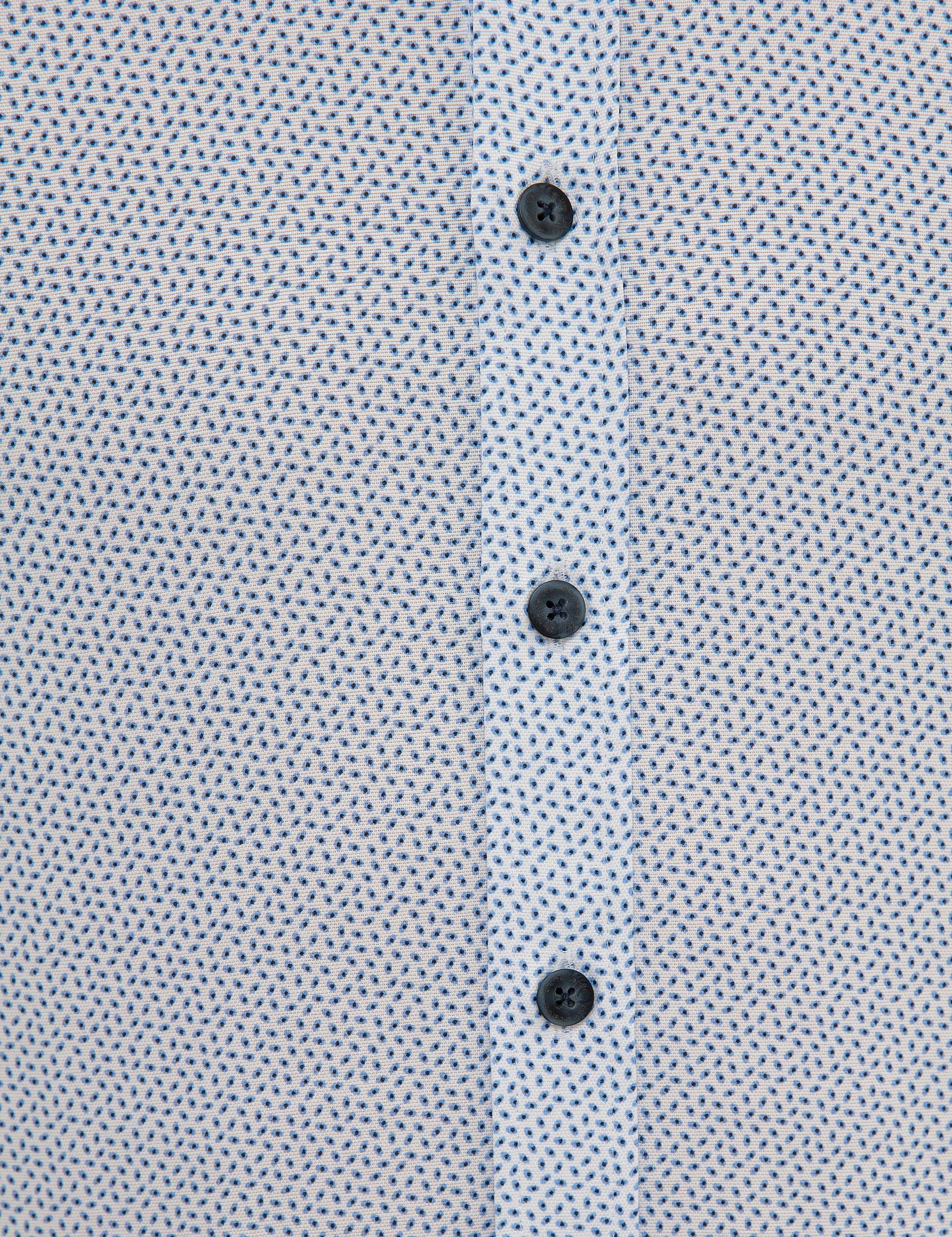 Mavi Slim Fit Uzun Kollu Gömlek - Image 6