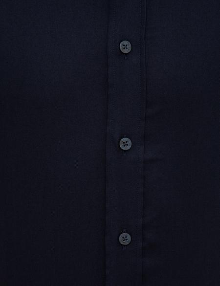 Lacivert Slim Fit Uzun Kollu Gömlek - 50227070016