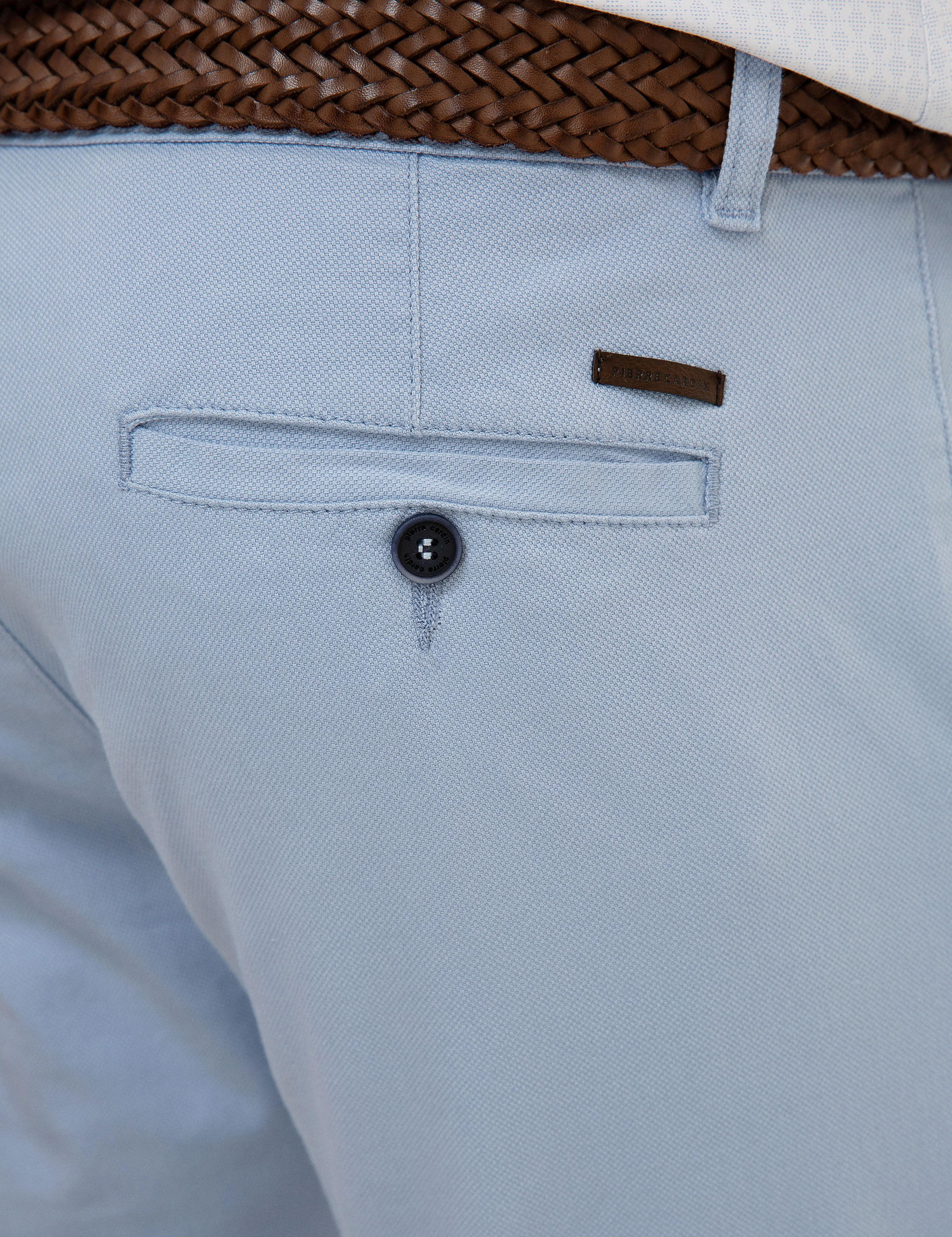 Açık Mavi Slim Fit Kanvas Pantolon