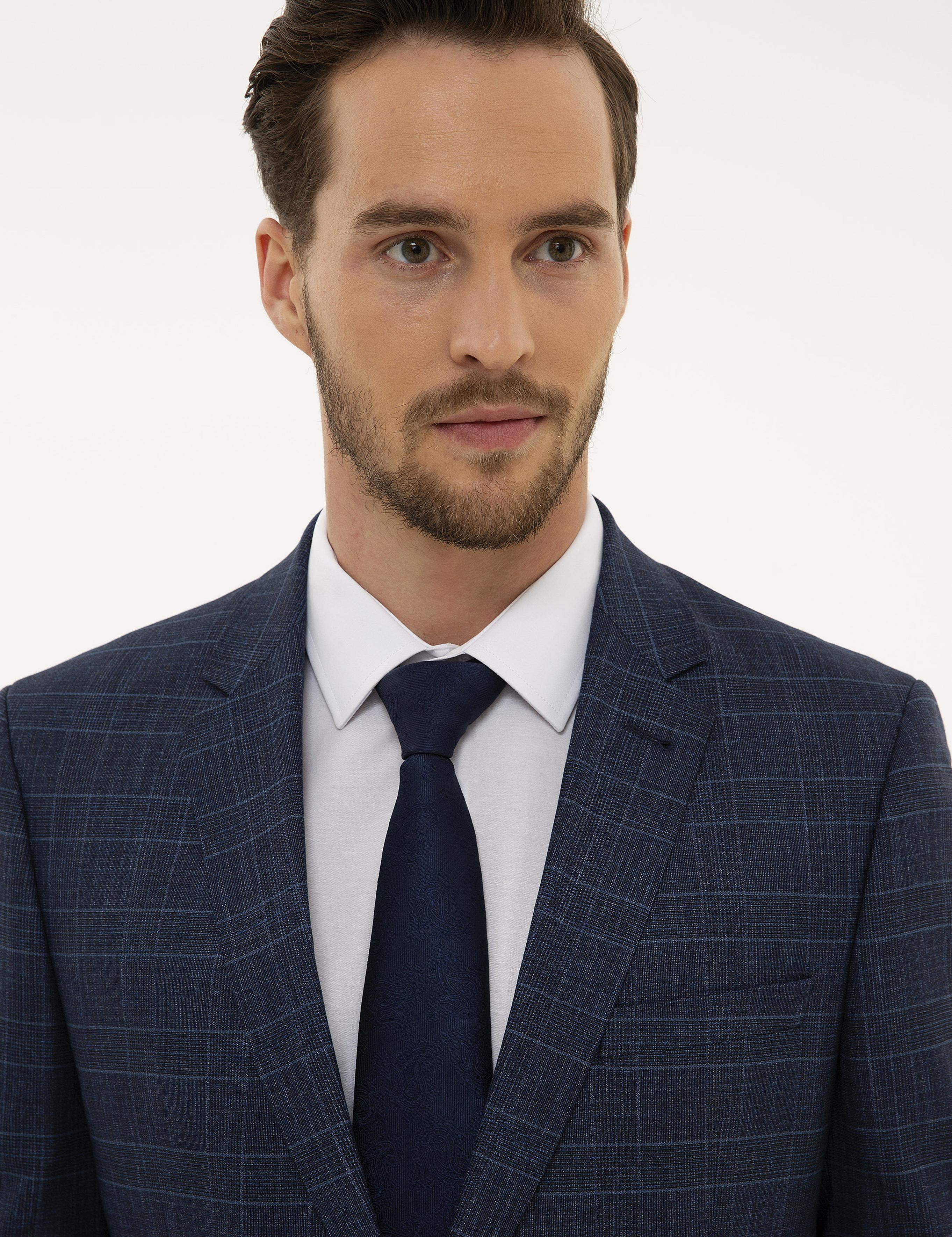 İndigo Slim Fit Takım Elbise