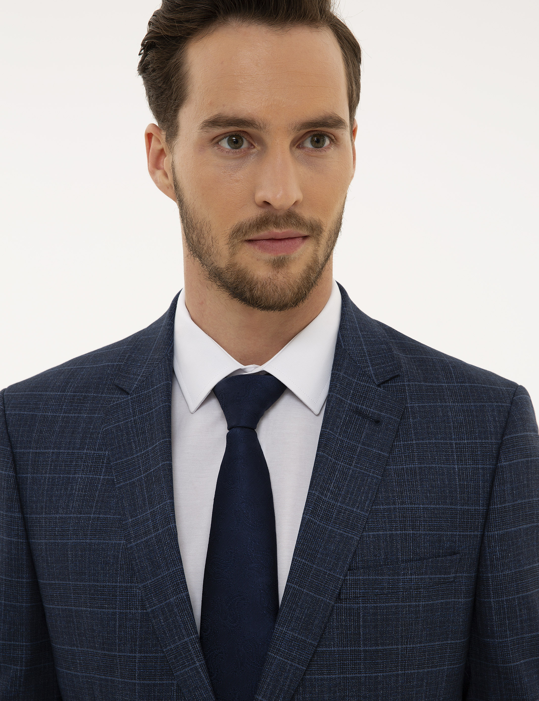 İndigo Slim Fit Takım Elbise