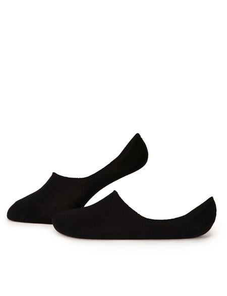 Erkek Erkek Siyah Düz Babet Çorap - 50231167001