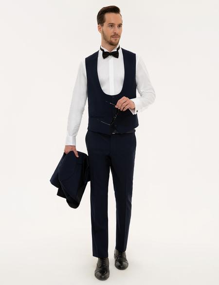 Lacivert Yelekli Damatlık Smokin - 50220561044