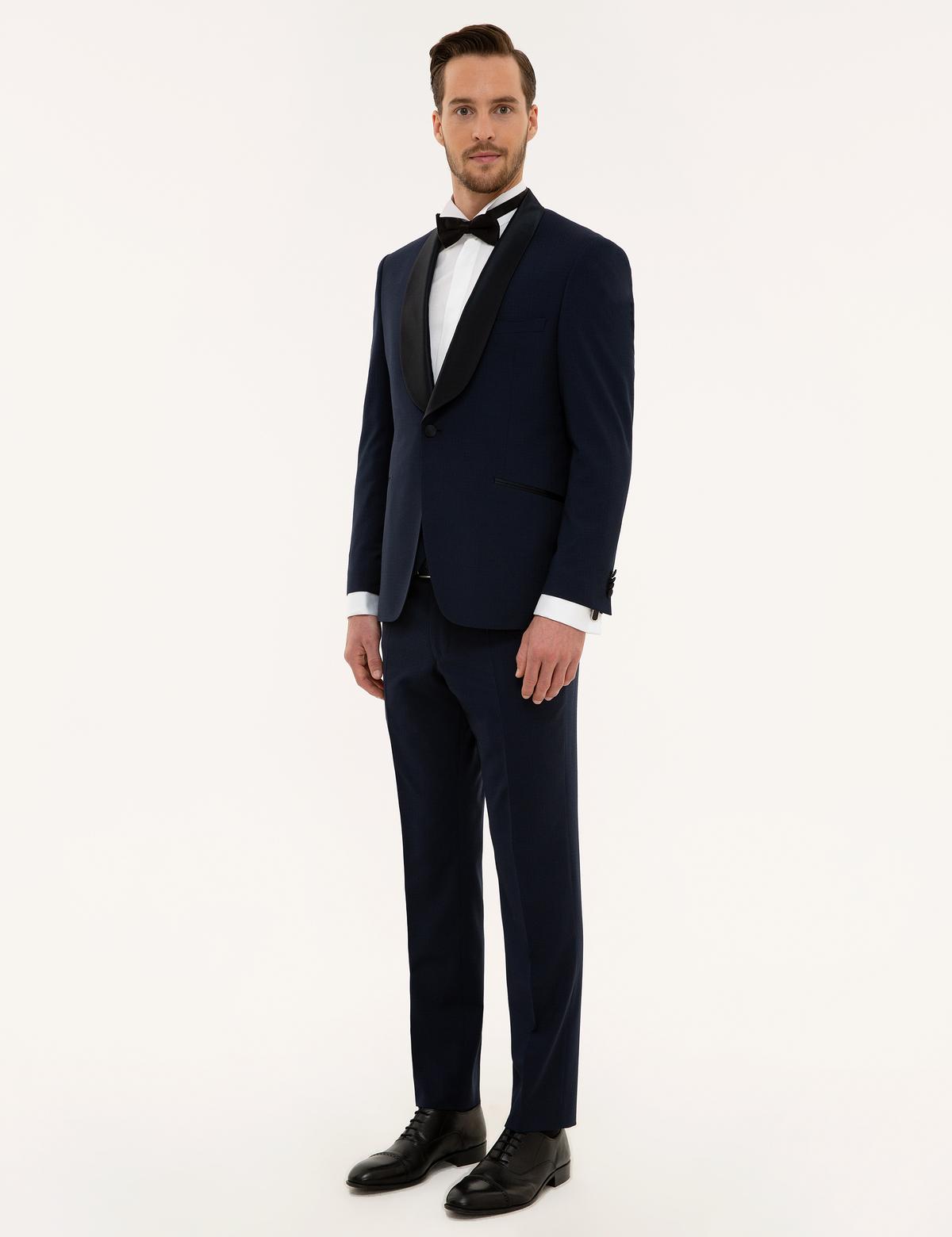 Lacivert Yelekli Damatlık Smokin - 50220561044