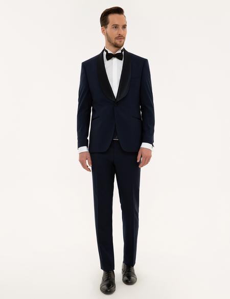 Lacivert Yelekli Damatlık Smokin - 50220561044