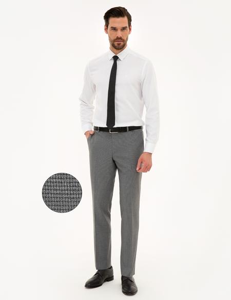 Gri Slim Fit Pantolon - 50223147003