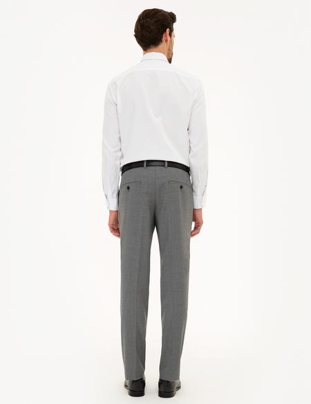 Gri Slim Fit Pantolon - 50223147003