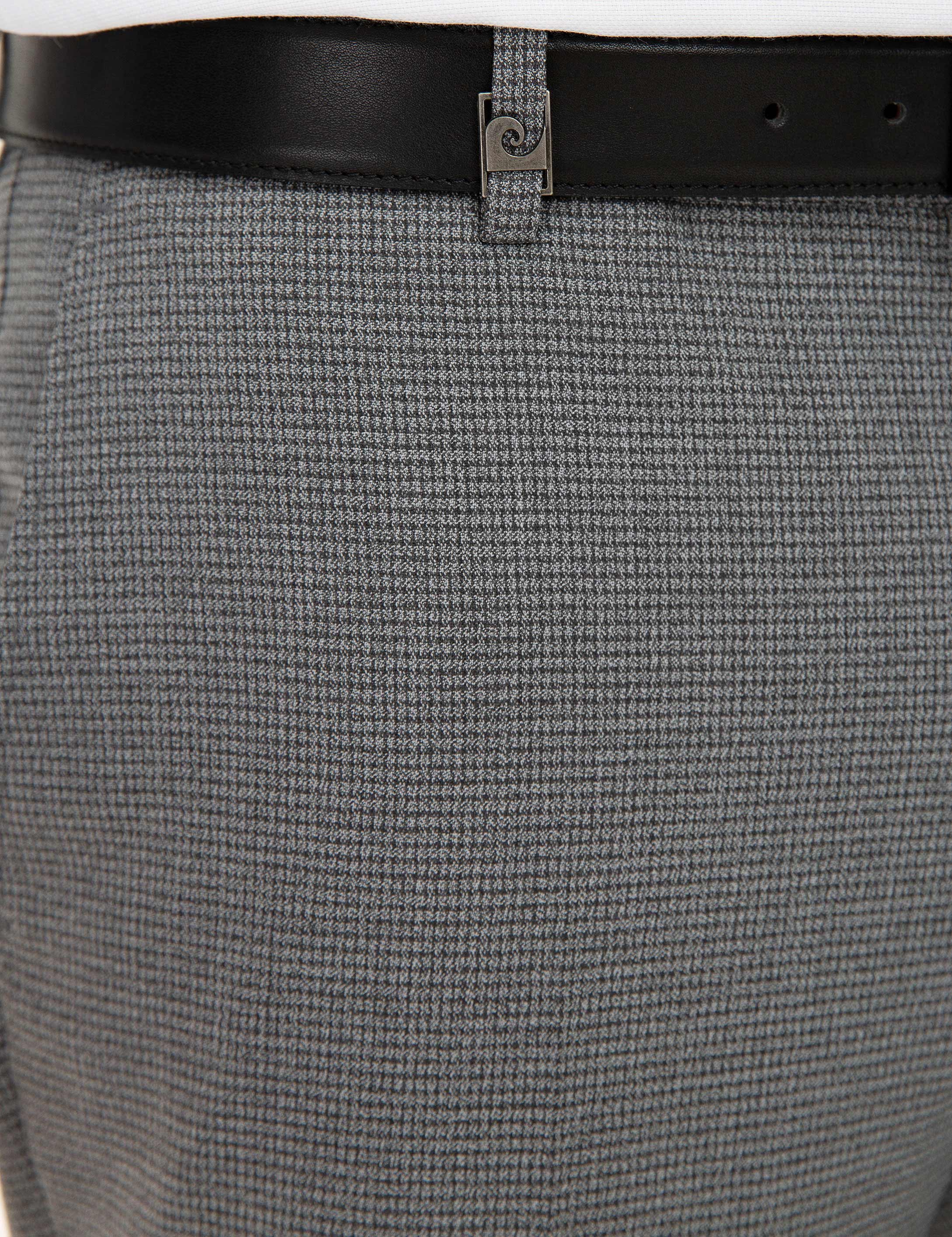 Gri Slim Fit Pantolon - Image 4