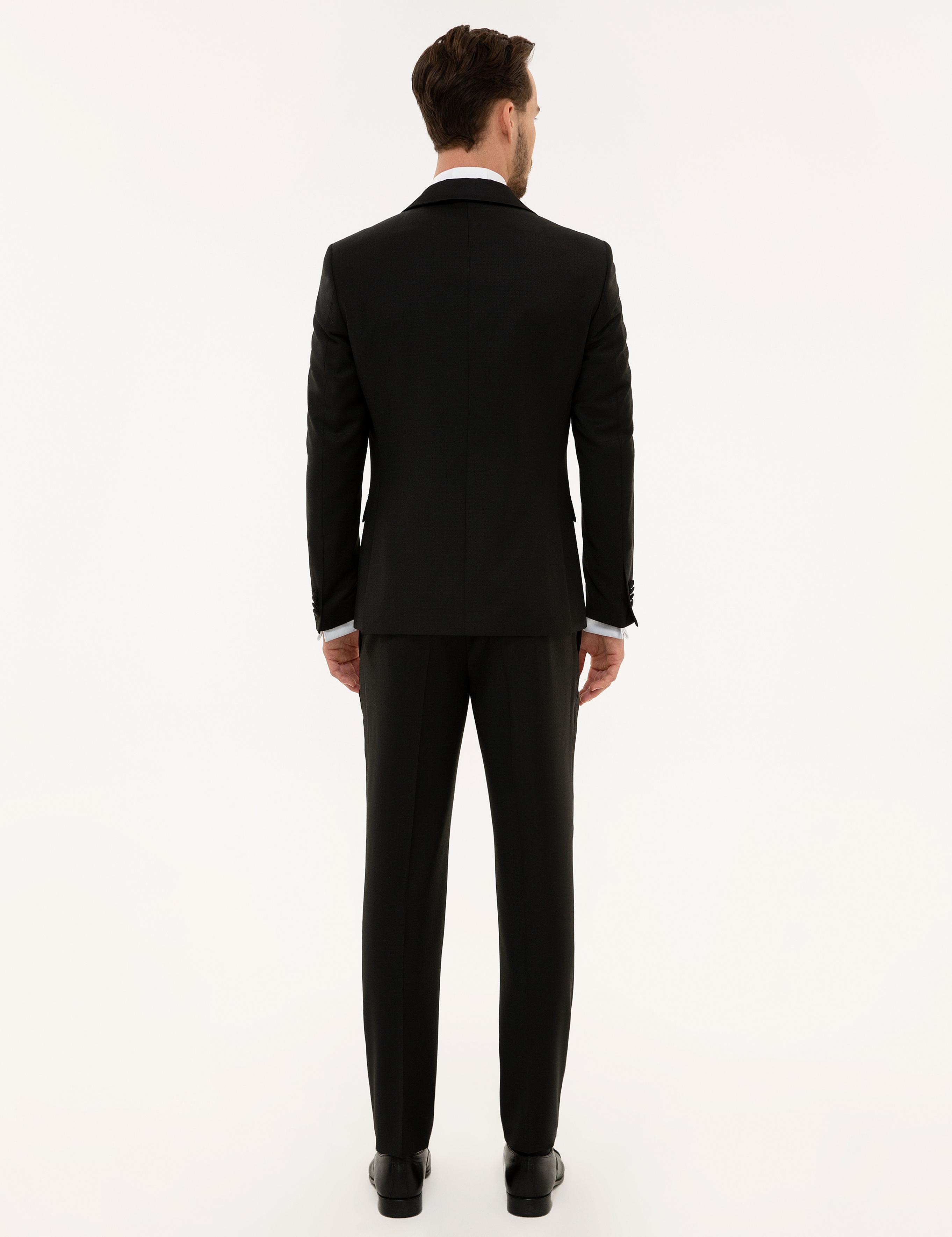 Siyah Damatlık Smokin