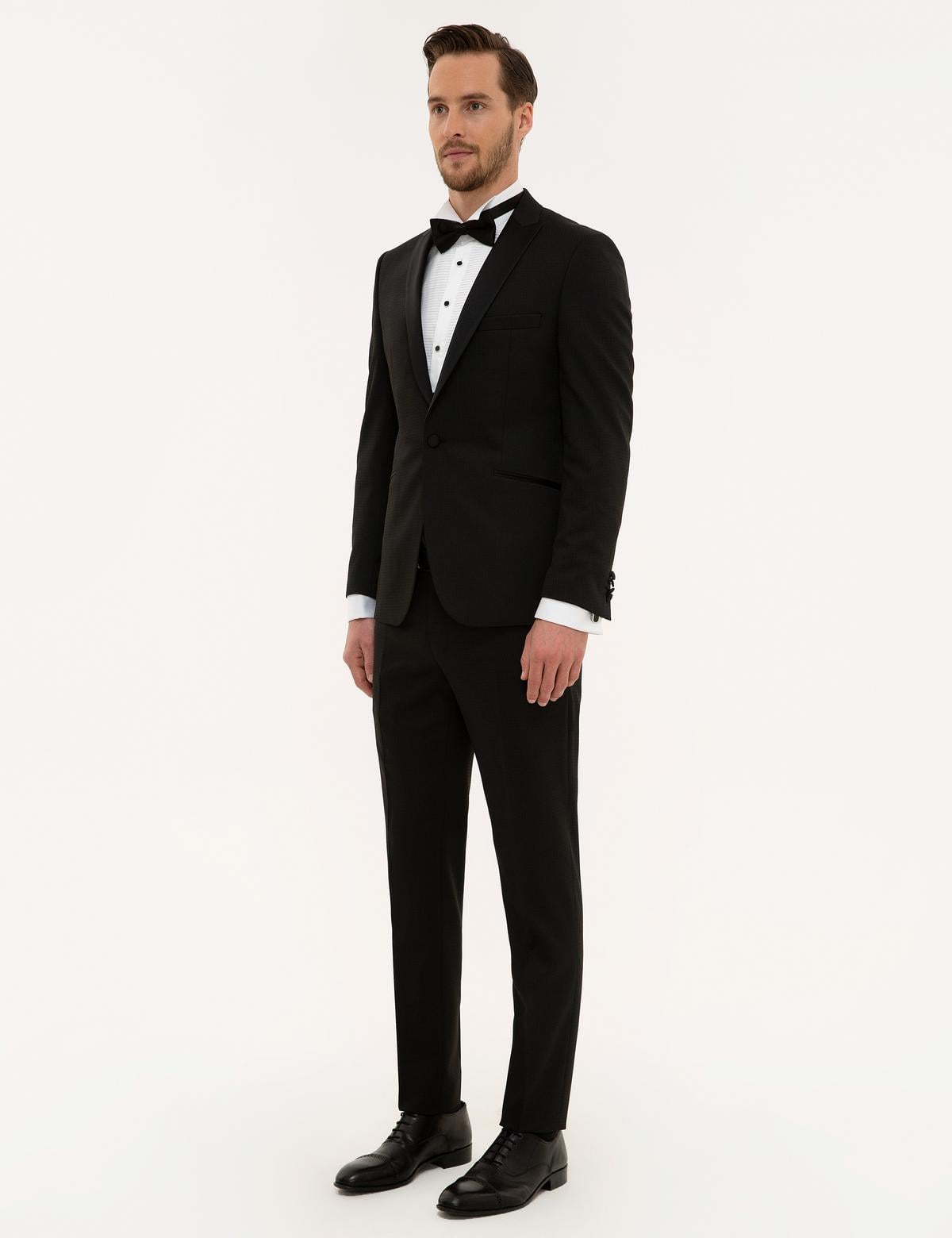 Siyah Yelekli Damatlık Smokin - 50224036011