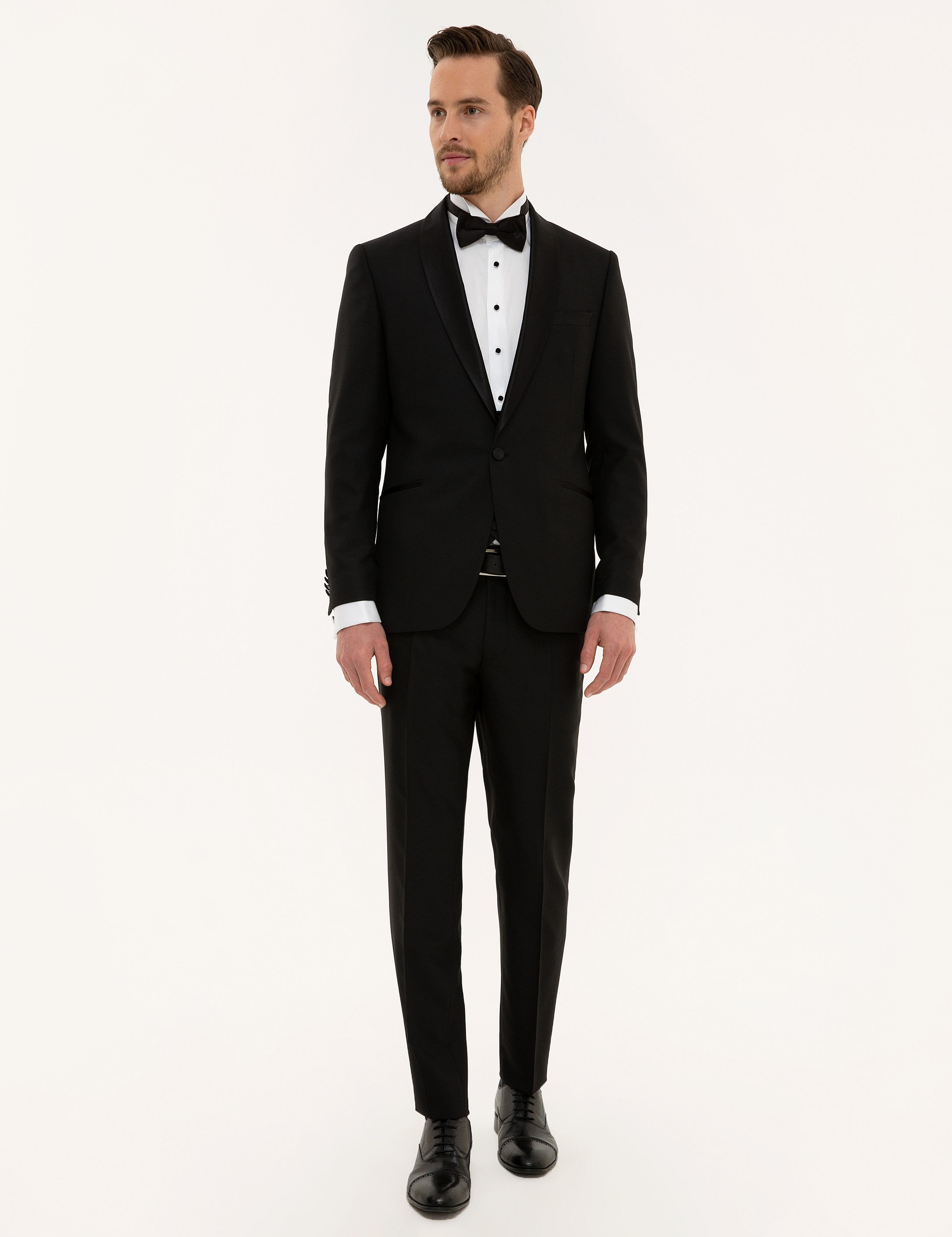 Siyah Ex. Slim Fit Smokin