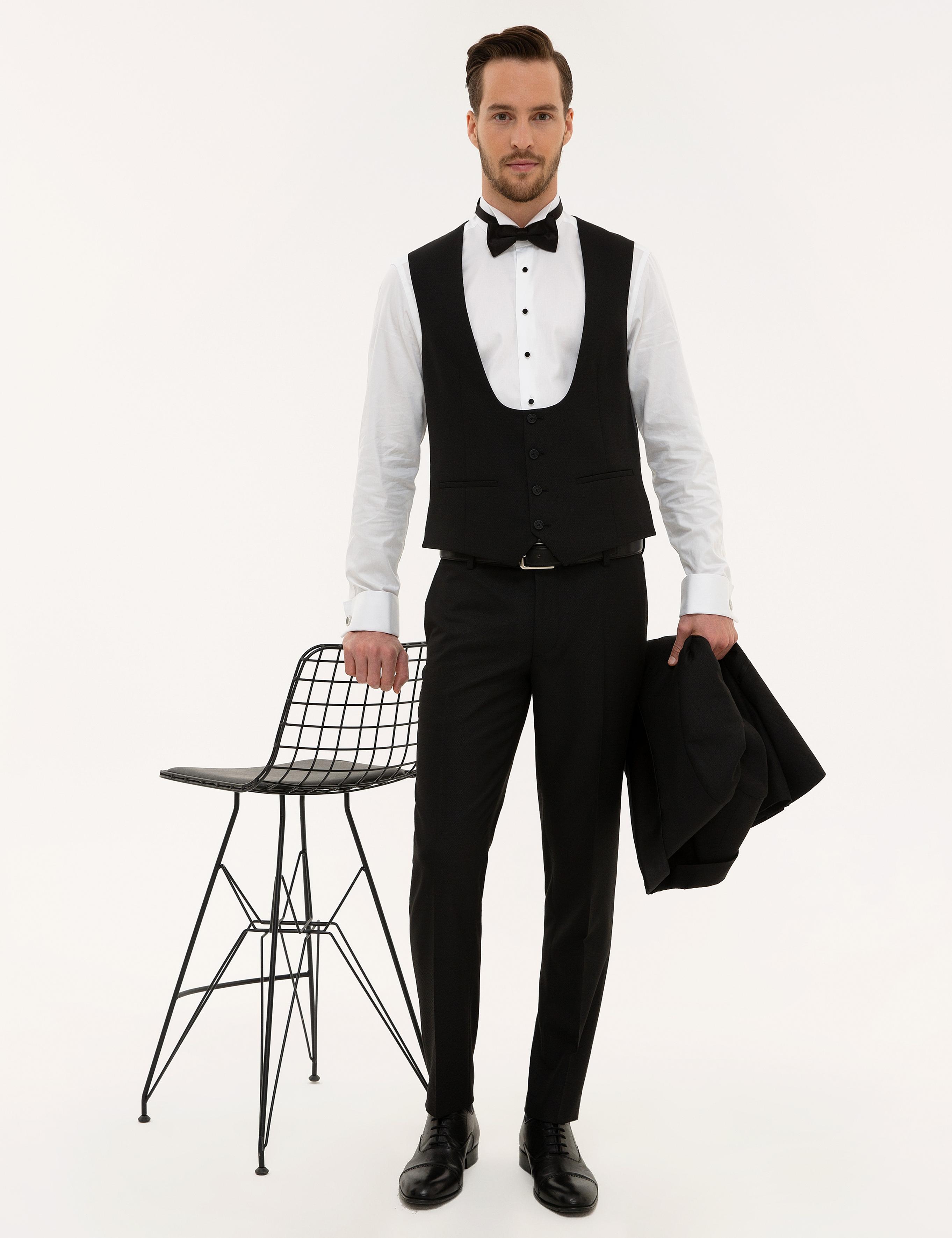 Siyah Ex. Slim Fit Smokin