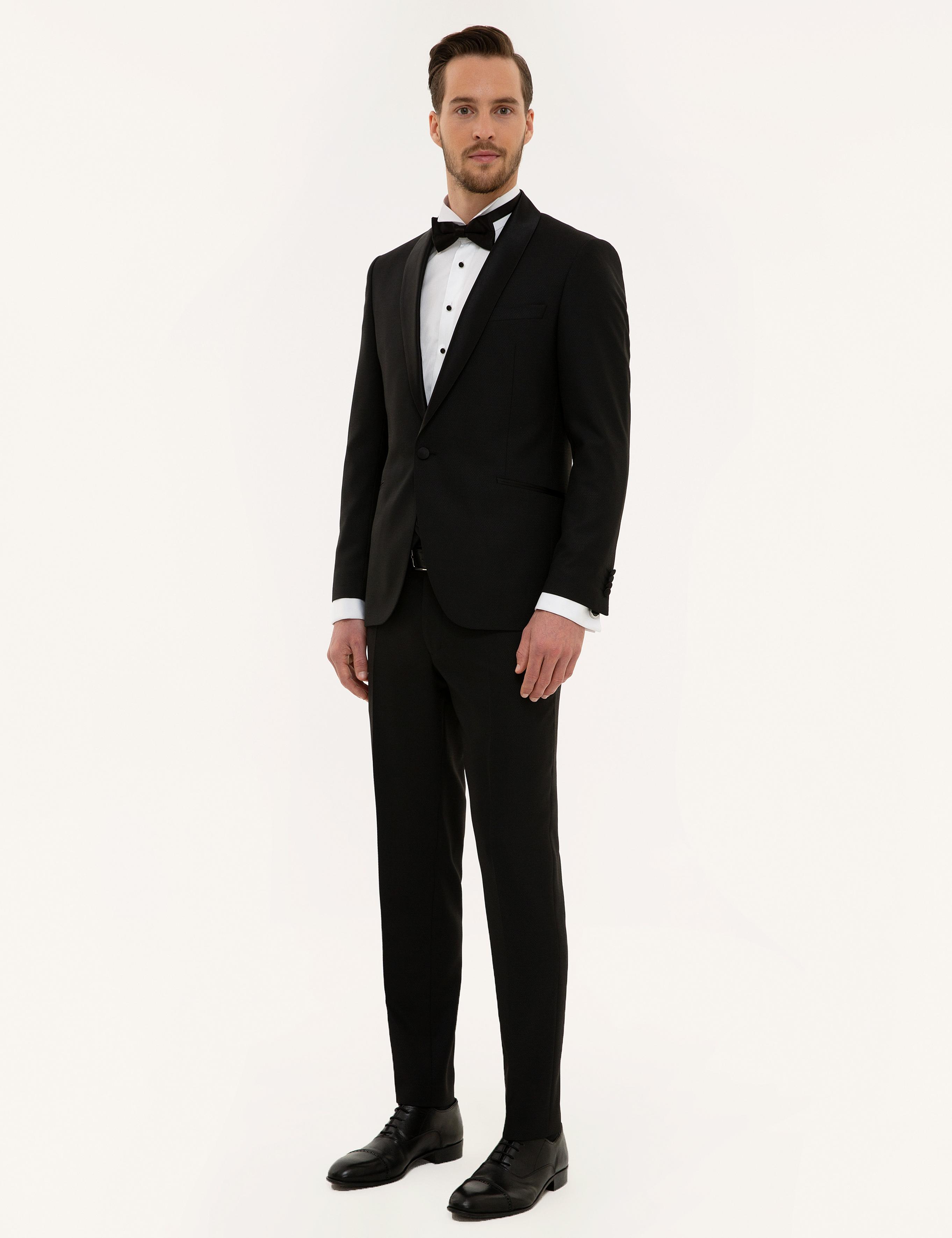 Siyah Ex. Slim Fit Smokin