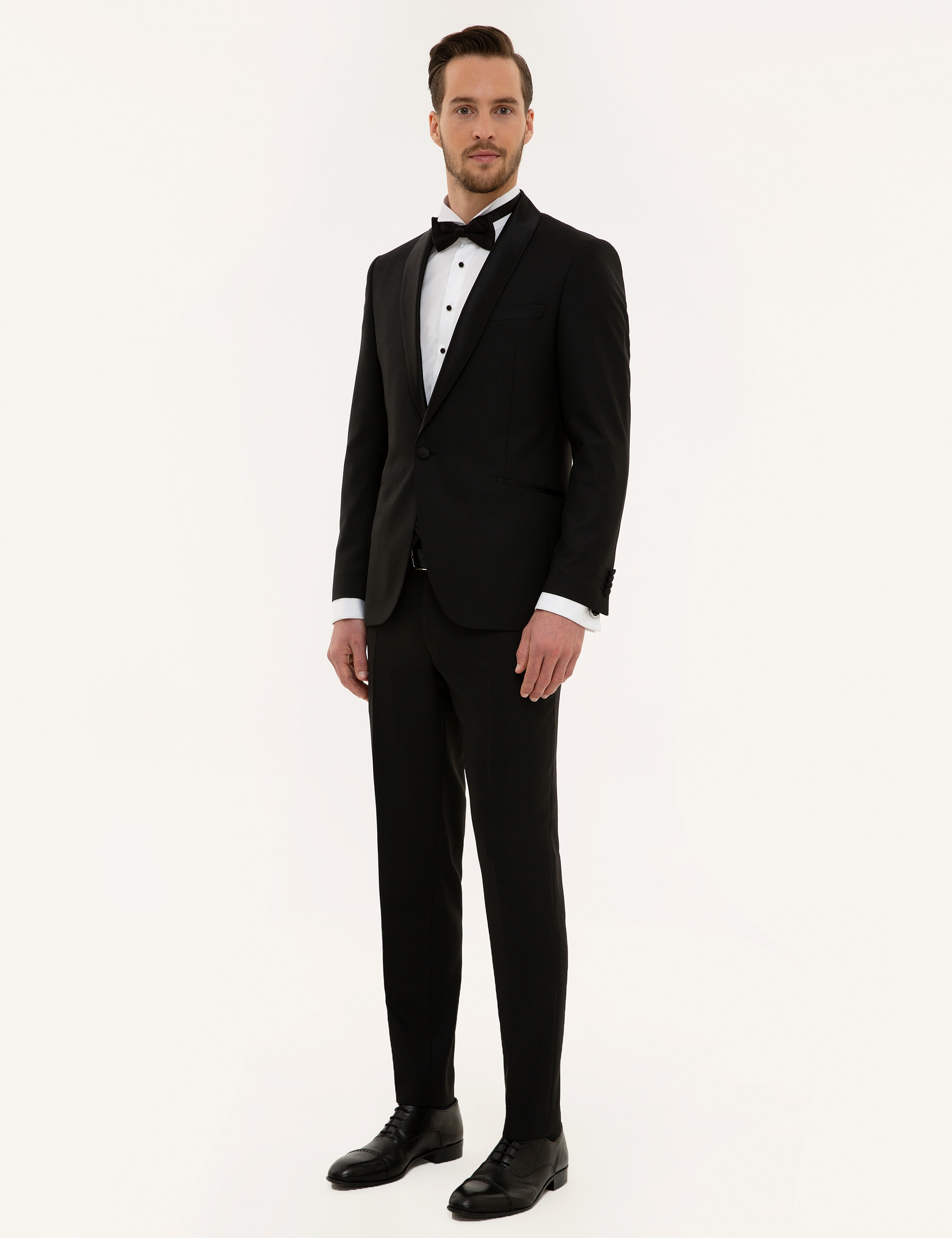 Siyah Ex. Slim Fit Smokin - Image 6