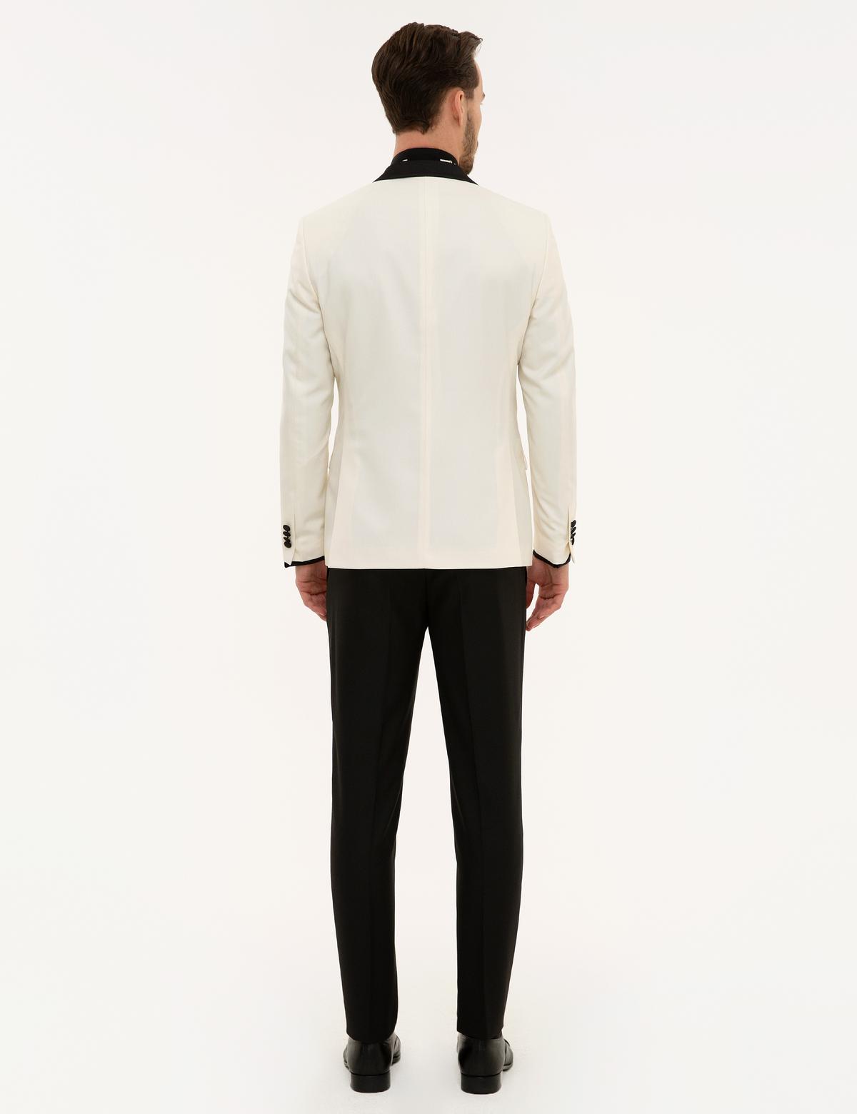 Ekru Yelekli Damatlık Smokin - 50226688005